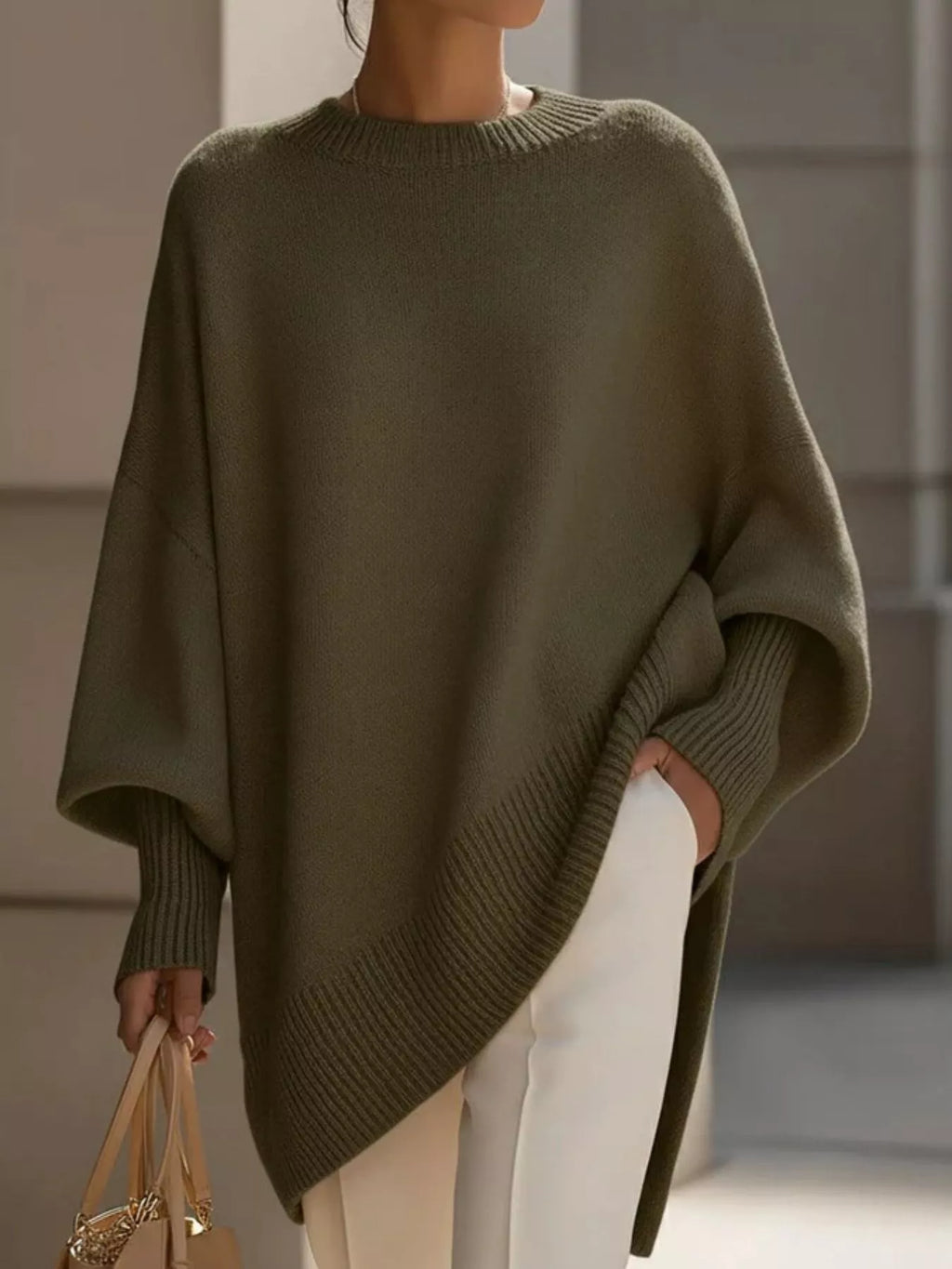 Chic Oversized Batwing Sweater Sweater AwRans Premium 03d5d0b4-937b-474e-8475-ff40ff829d6c-Max-Origin