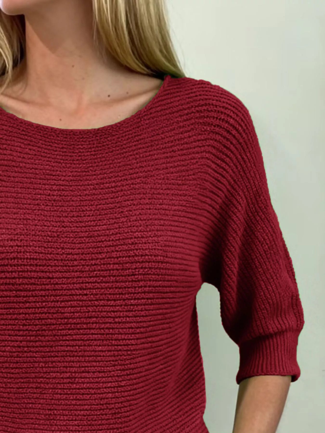 Full Size Ribbed Knit Round Neck Sweater Plus Size Trendsi 0acad212-2466-4248-833c-ff87d3de0cc9-Max-Origin