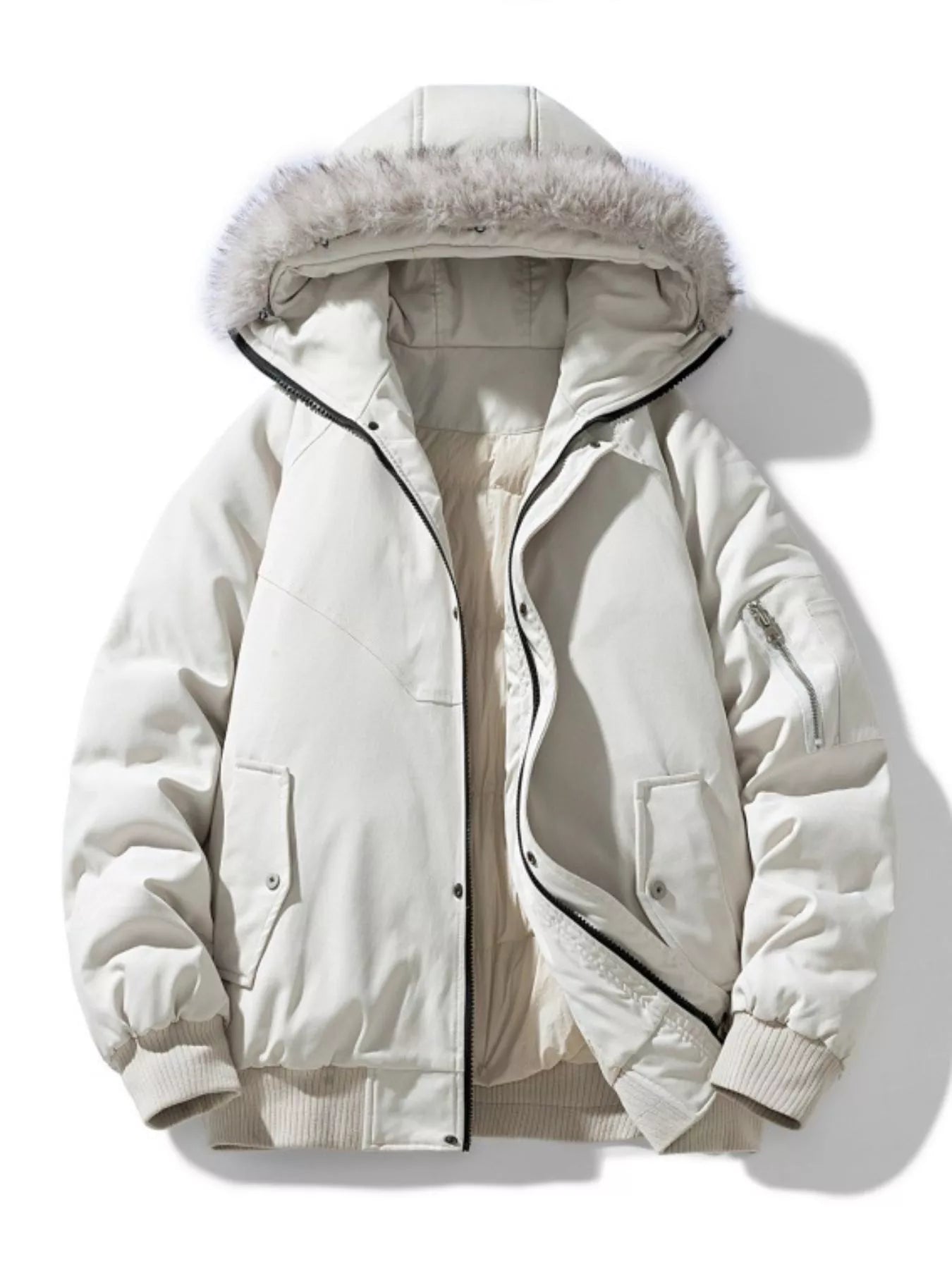 Arctic Faux Fur Hooded Bomber Bomber Jackets AwRans Premium 2deb4f6f-c5e8-4cc3-b9b7-b17dc2c5dbef-Max-Origin