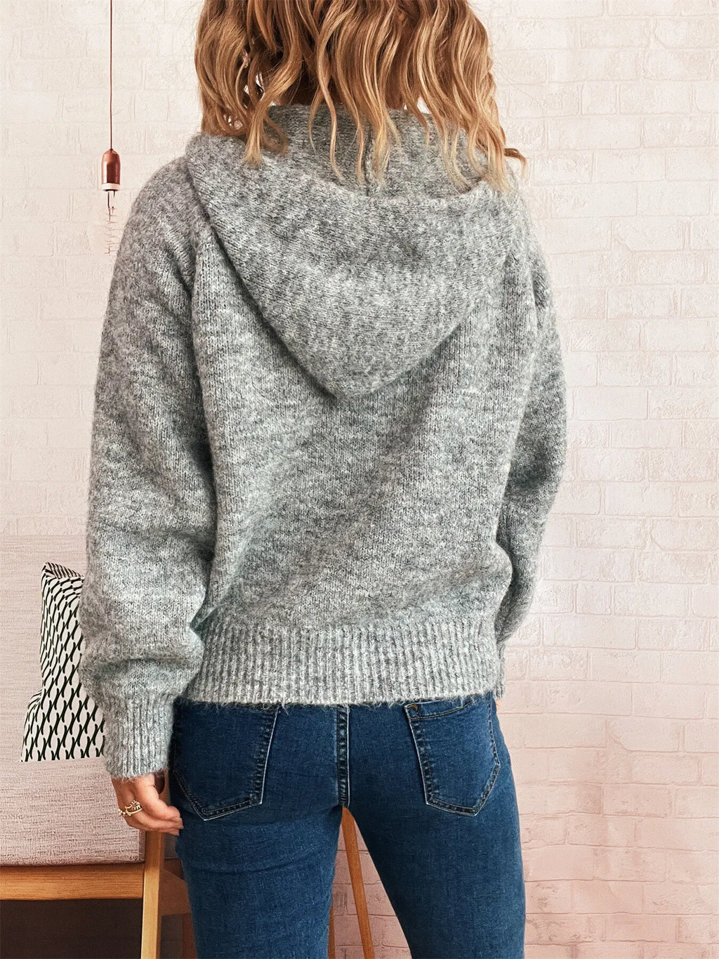 Cozy Oatmeal Soft Knit Quarter-Zip Pullover Sweater with Ring Pull Sweaters AwRans Premium 358c469748eb40e7aba58a9873a3613b-Max-Origin