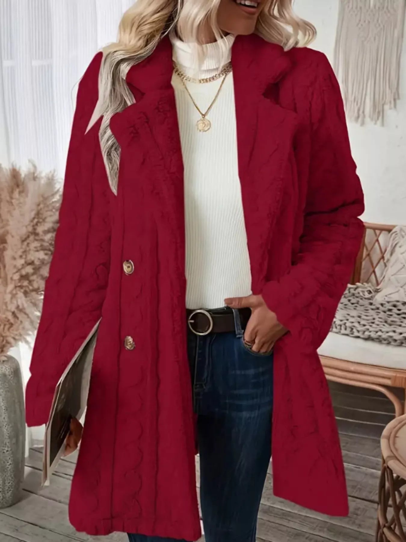 Chic Double-Breasted Teddy Coat Overcoats AwRans Premium 3649568c47864163892546d650188351-Max-Origin