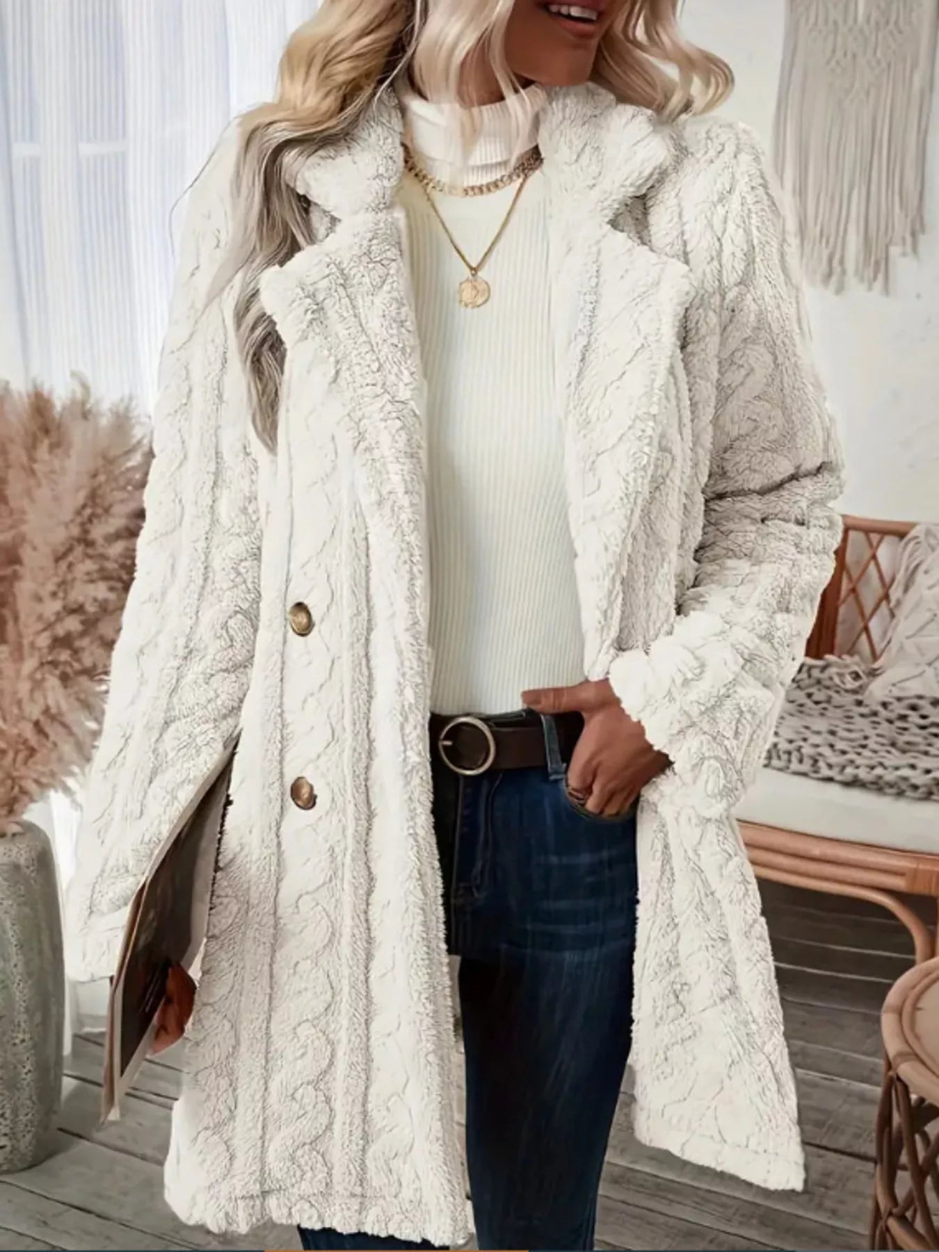 Chic Double-Breasted Teddy Coat Overcoats AwRans Premium 467bab3f855c430a9b56ddeb7f1936de-Max-Origin
