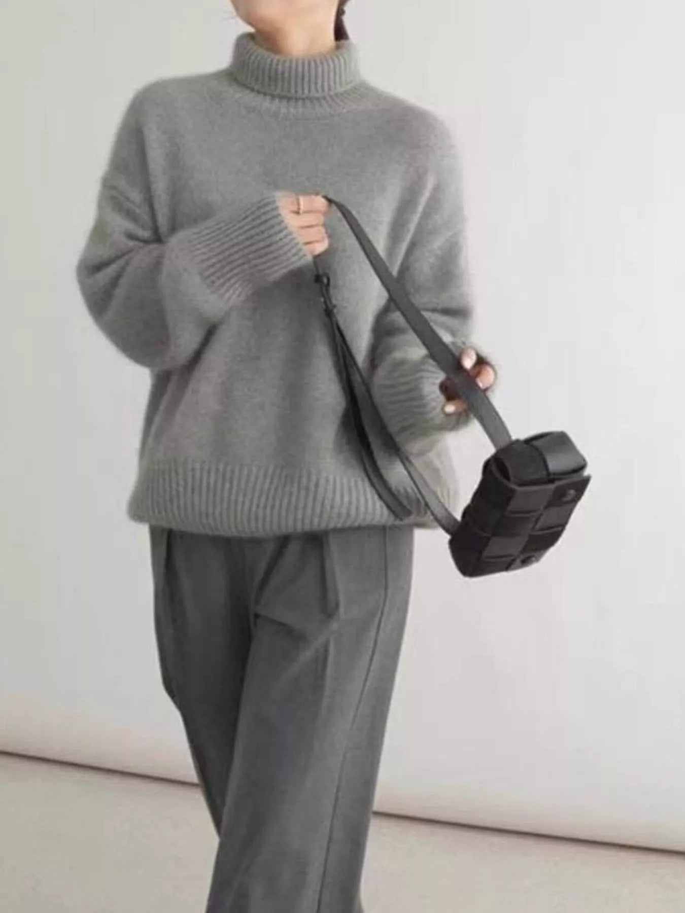 Cozy Cream Oversized Ribbed Knit Turtleneck Pullover Sweater Sweater AwRans Premium 4fc4d446-ed0b-46ca-a516-0005c49ff91f-Max-Origin