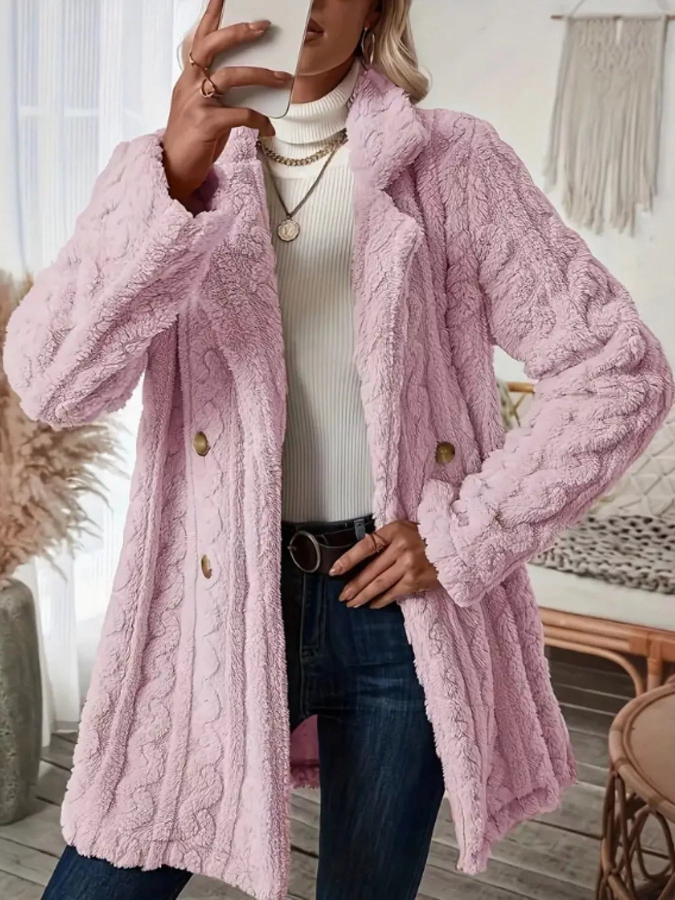 Chic Double-Breasted Teddy Coat Overcoats AwRans Premium 56d8f34e7fb344c29be19d8f987edace-Max-Origin