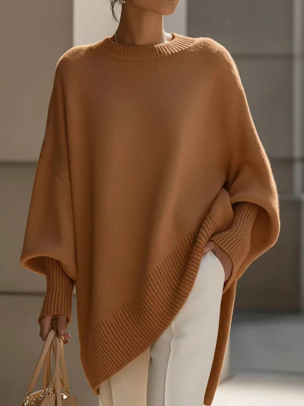 Chic Oversized Batwing Sweater Sweater AwRans Premium 69c1daea-6c3d-4ce2-9736-2e59579f95d1-Max-Origin