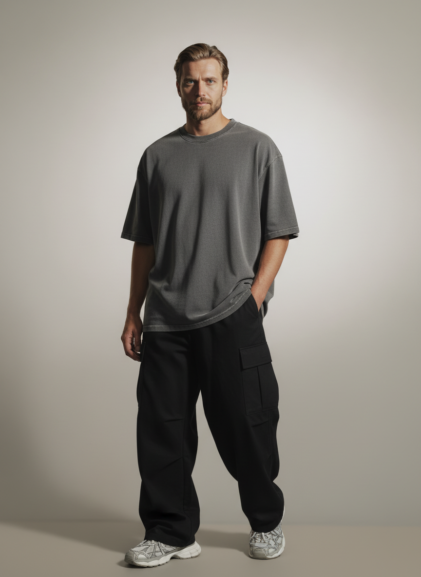Urban Wide-Leg Cargo Pants Cargo Pants AwRans Premium P7_1