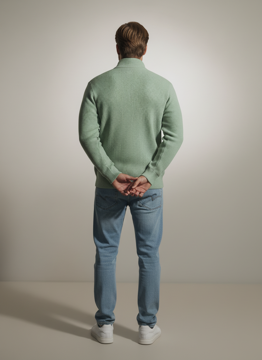 Classic Corduroy Quarter-Zip Pullover