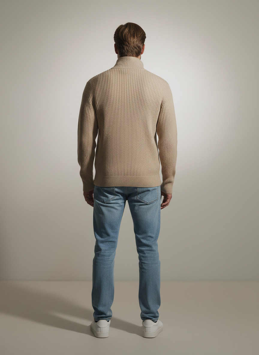 Classic Corduroy Quarter-Zip Pullover