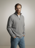Classic Corduroy Quarter-Zip Pullover