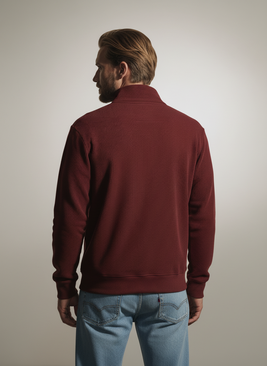 Classic Corduroy Quarter-Zip Pullover