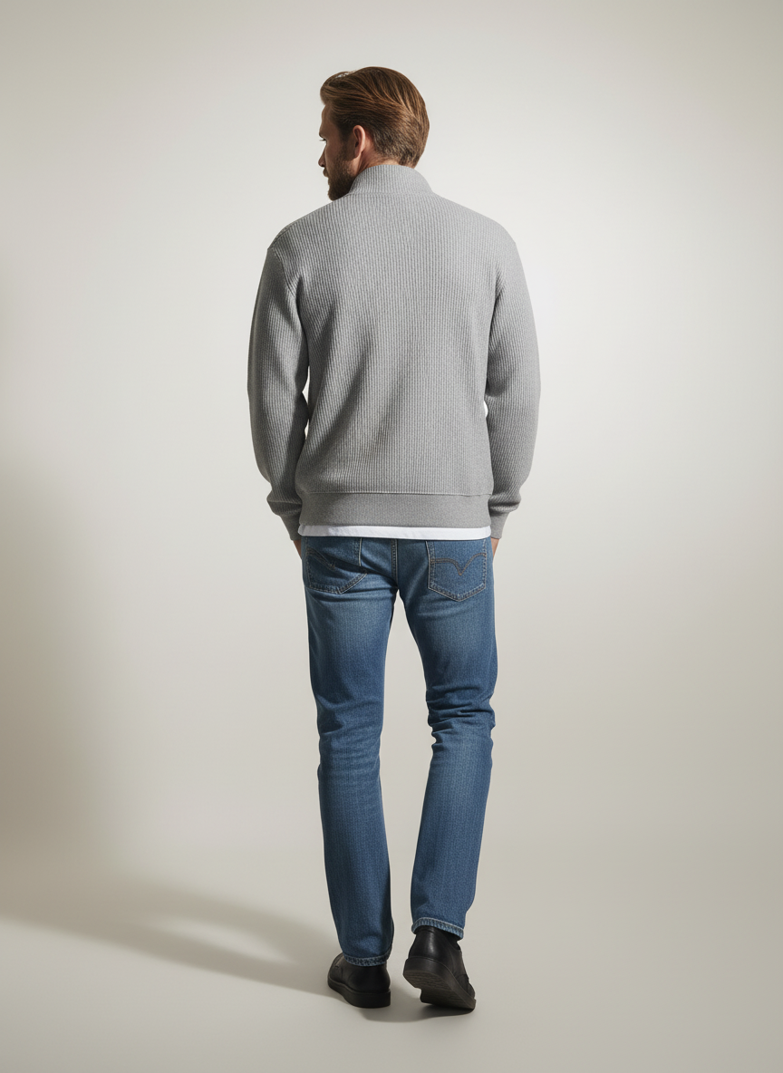 Classic Corduroy Quarter-Zip Pullover