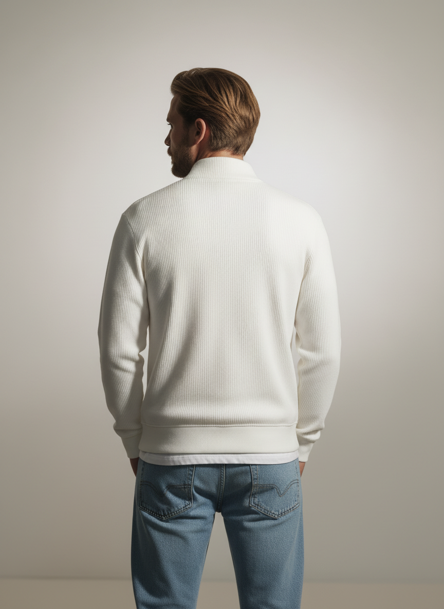 Classic Corduroy Quarter-Zip Pullover