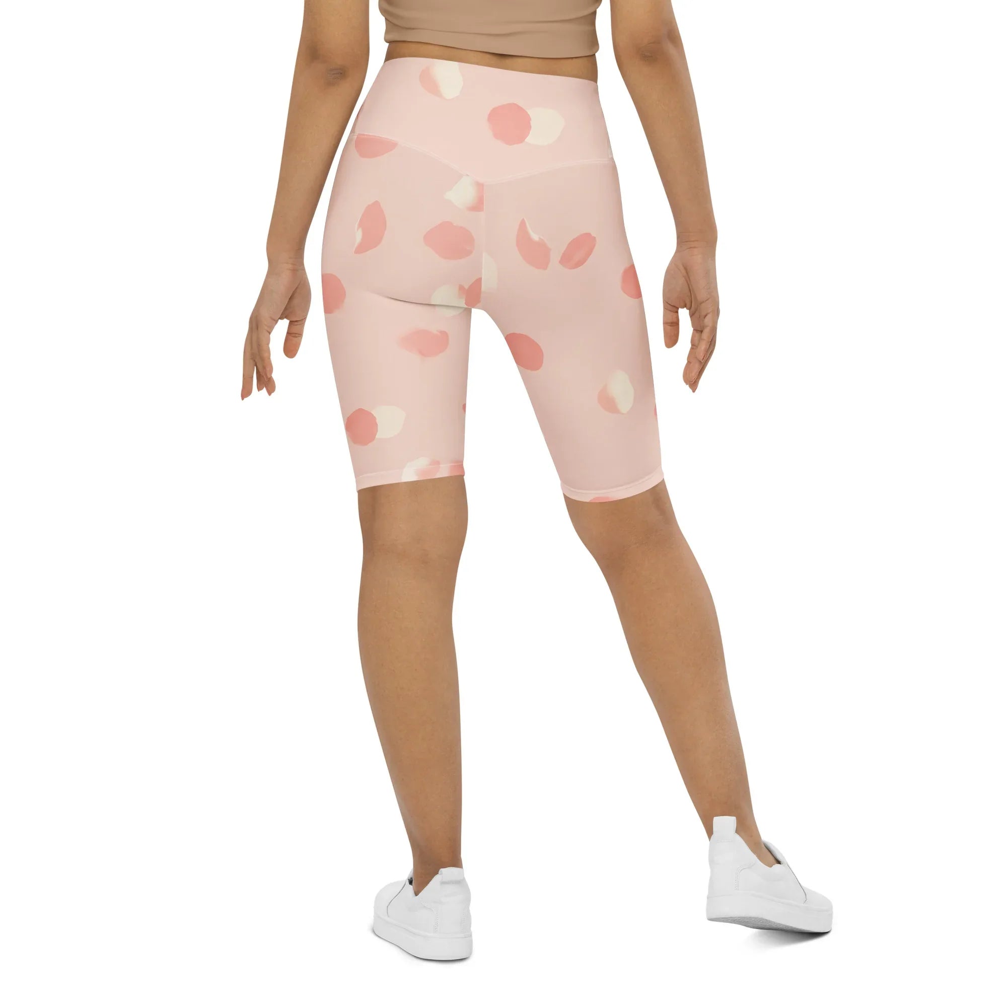Biker Shorts Biker Shorts AwRans Clothing all-over-print-biker-shorts-white-back-6880df56027d0