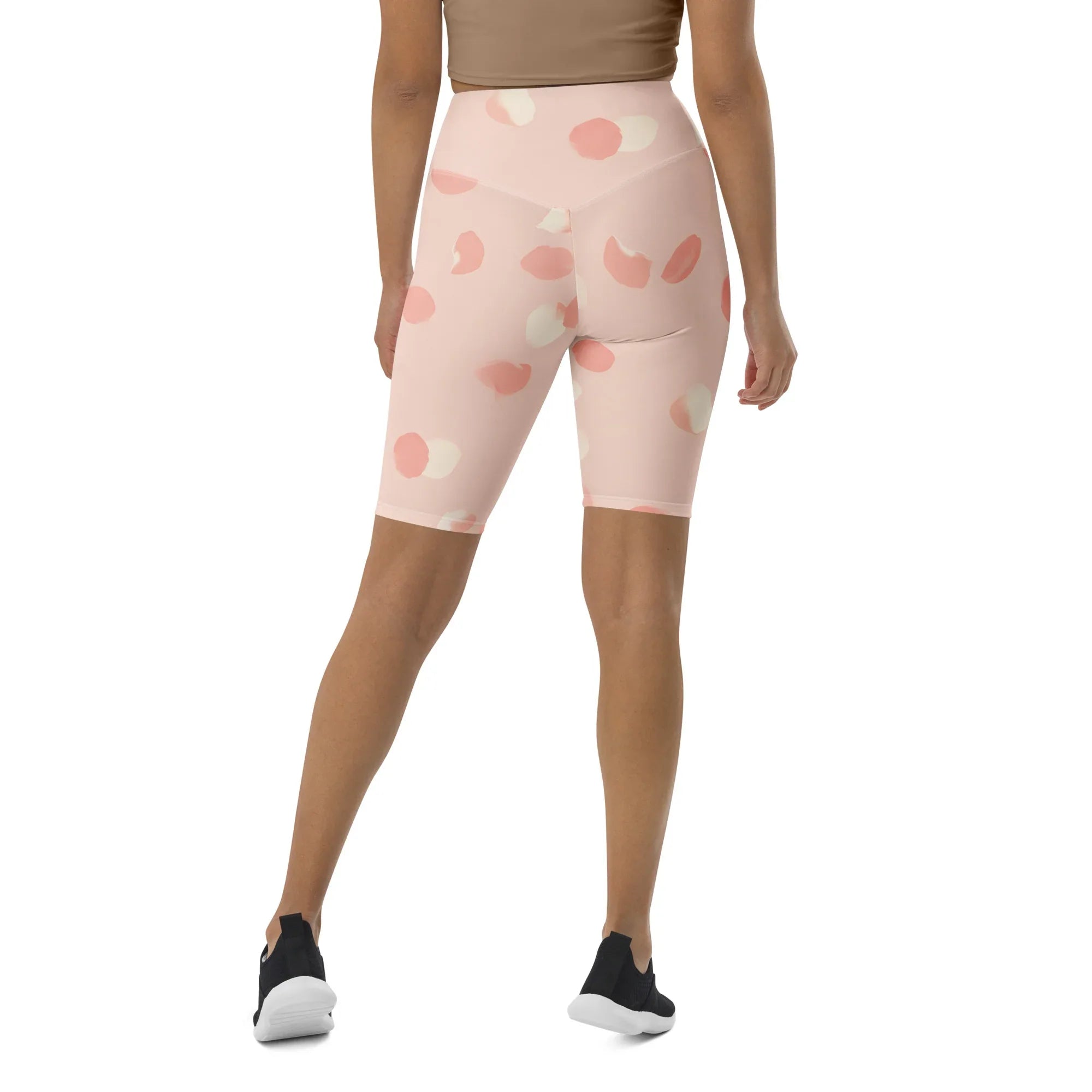 Biker Shorts Biker Shorts AwRans Clothing all-over-print-biker-shorts-white-back-6880df5602c99