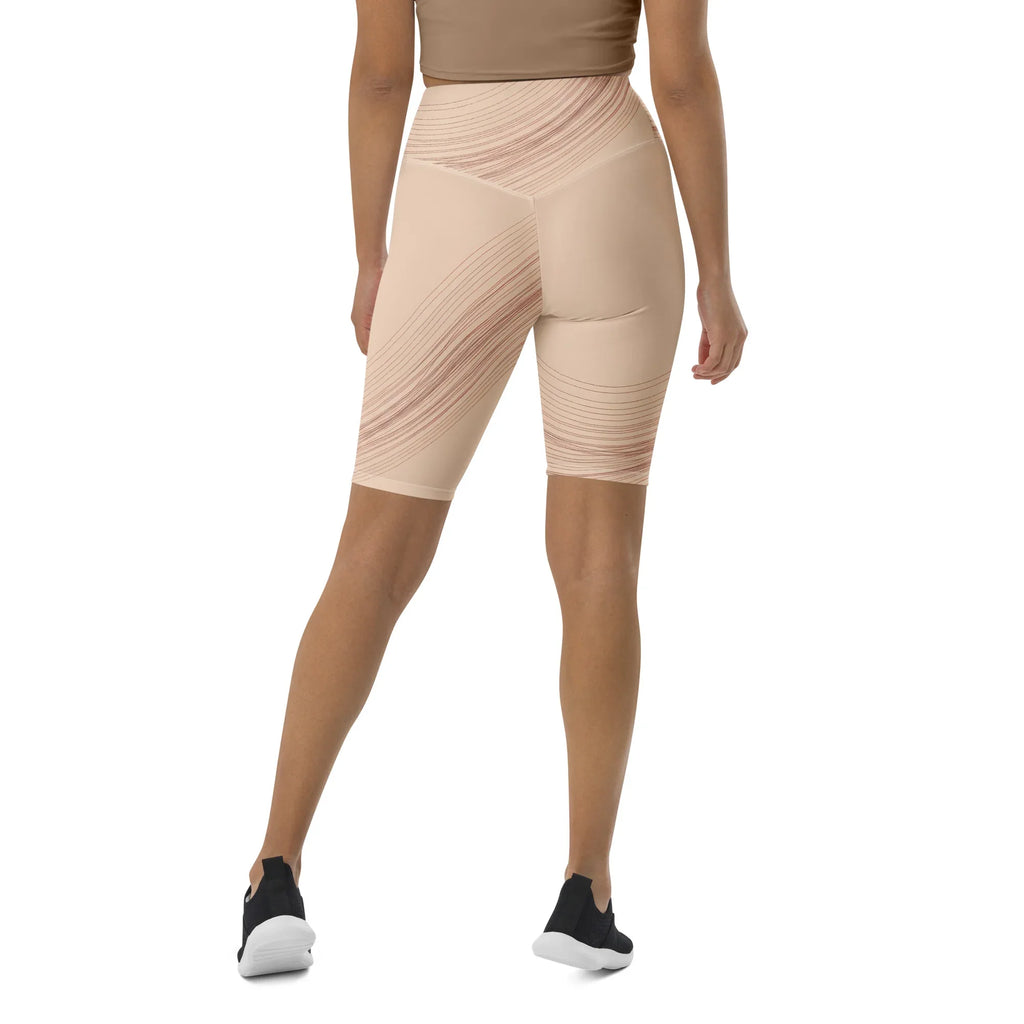 Biker Shorts Biker Shorts AwRans Clothing all-over-print-biker-shorts-white-back-6880dfa476f76