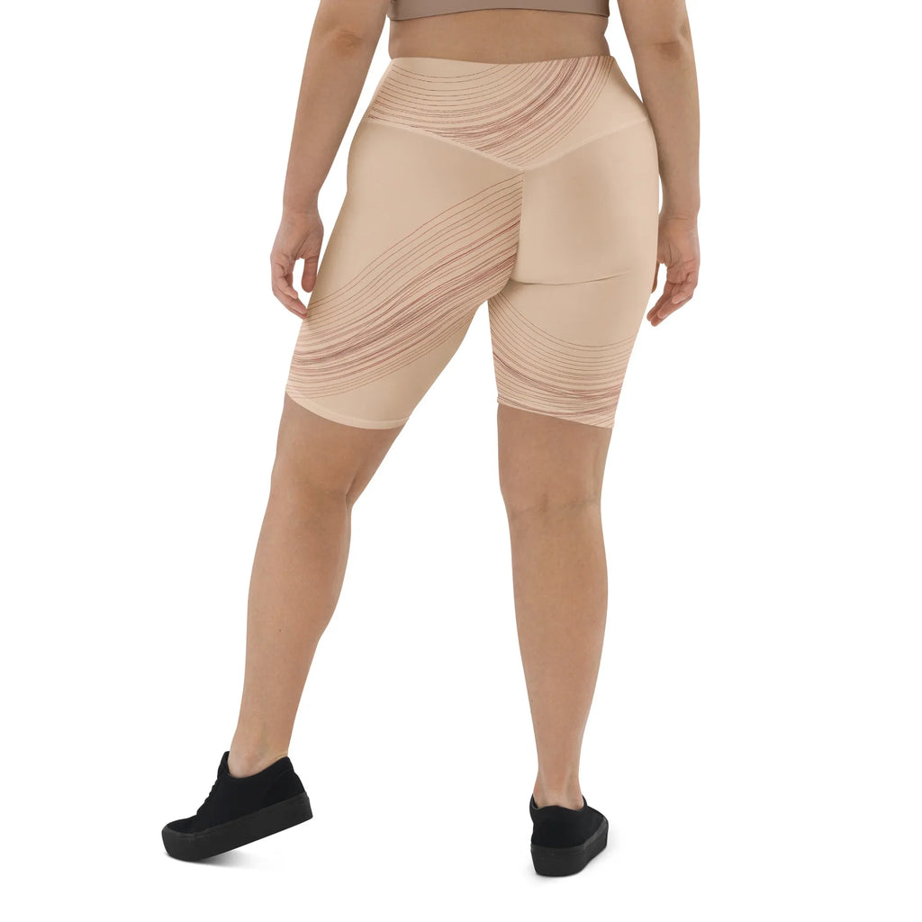 Biker Shorts Biker Shorts AwRans Clothing all-over-print-biker-shorts-white-back-6880dfa477687