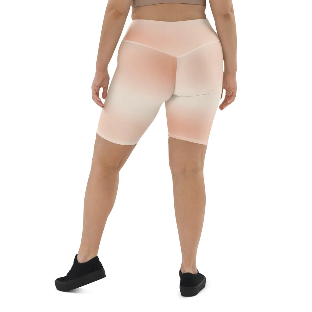 Biker Shorts Biker Shorts AwRans Clothing all-over-print-biker-shorts-white-back-6880e07568737