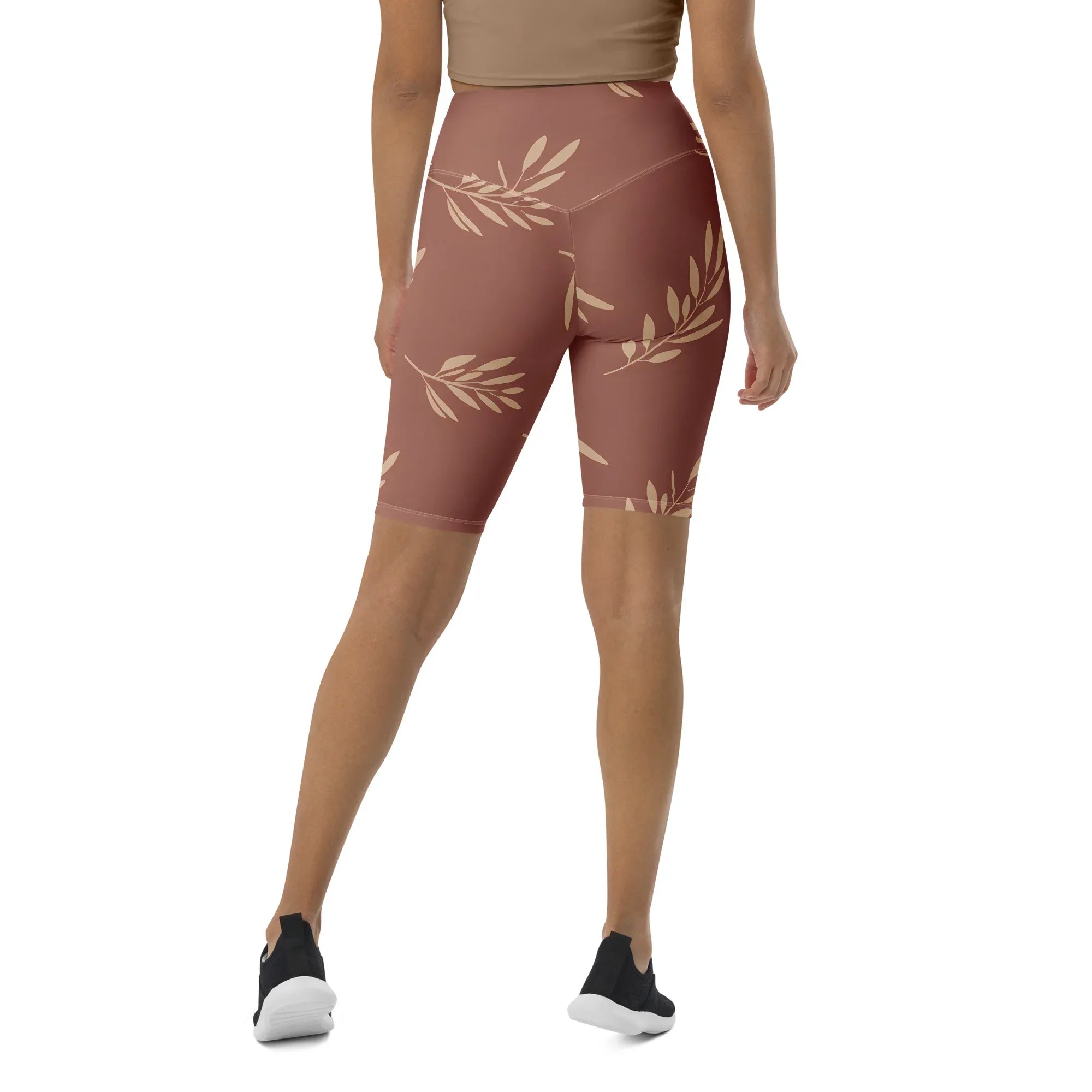 Biker Shorts Biker Shorts AwRans Clothing all-over-print-biker-shorts-white-back-6880e2e8d6e9a