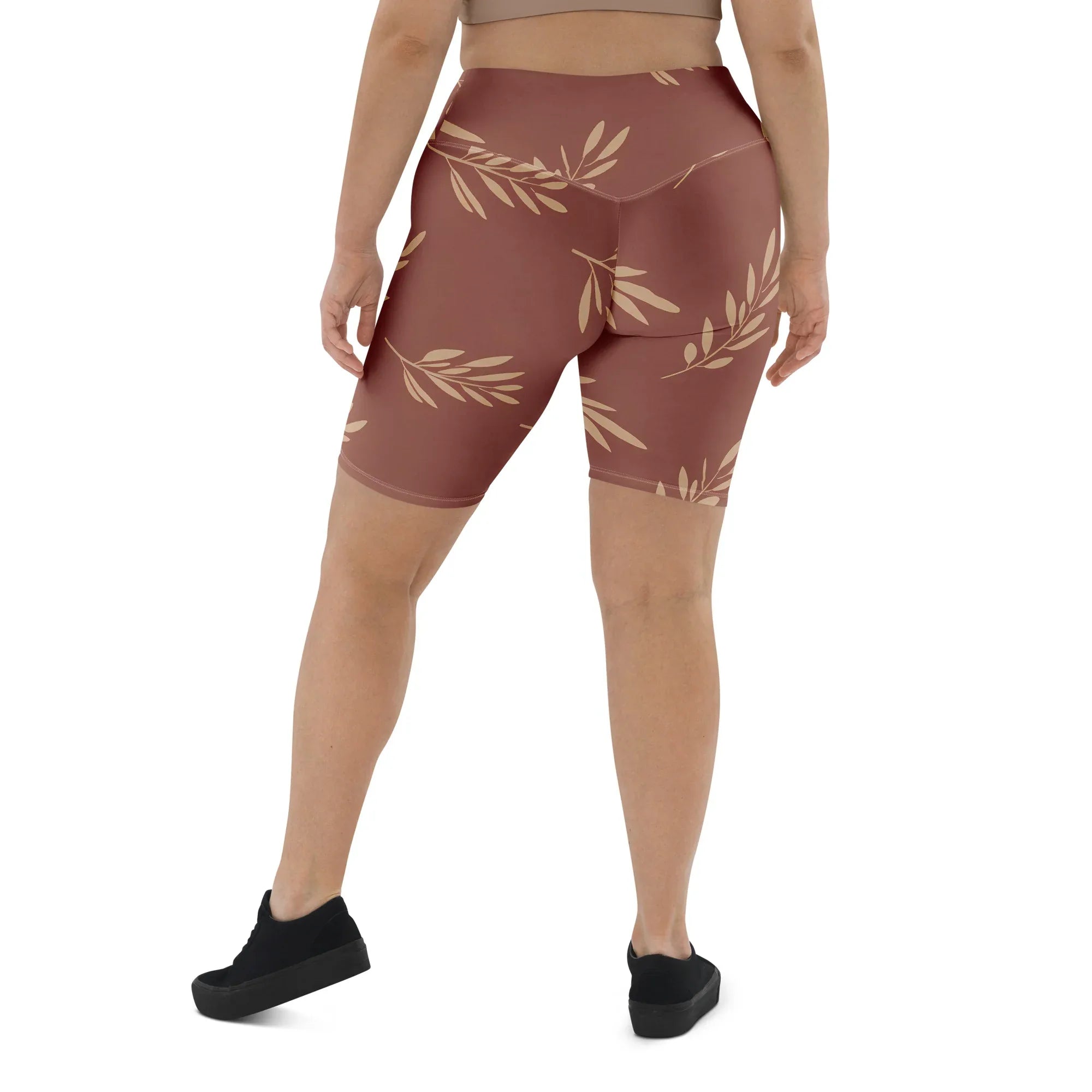 Biker Shorts Biker Shorts AwRans Clothing all-over-print-biker-shorts-white-back-6880e2e8d7704