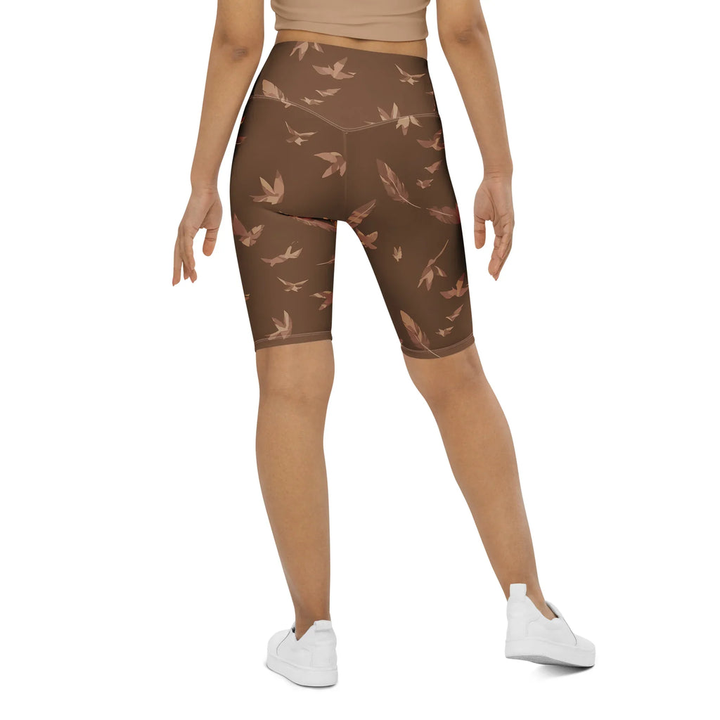 Biker Shorts Biker Shorts AwRans Clothing all-over-print-biker-shorts-white-back-6880e4e608ddd