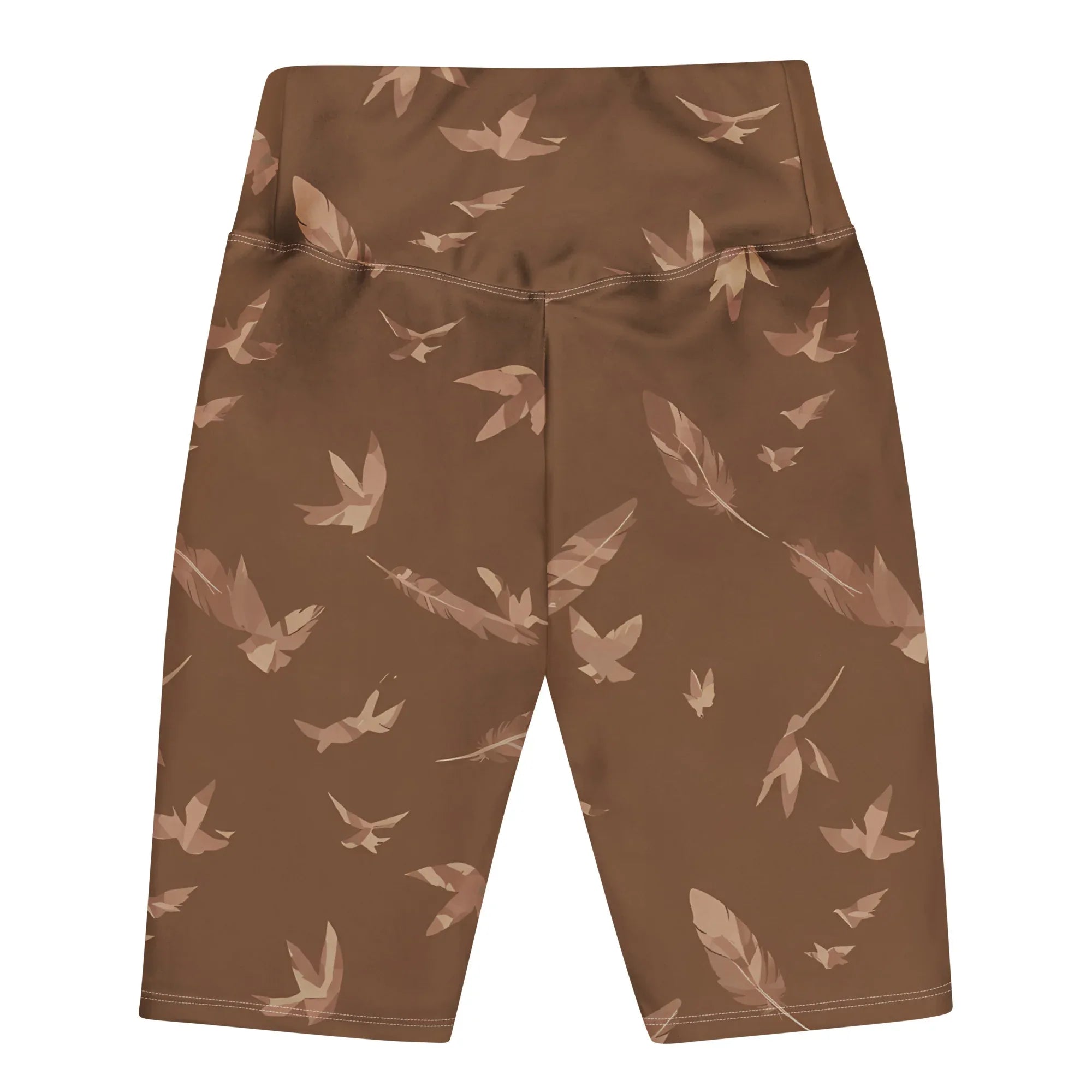 Biker Shorts Biker Shorts AwRans Clothing all-over-print-biker-shorts-white-back-6880e4e60b207