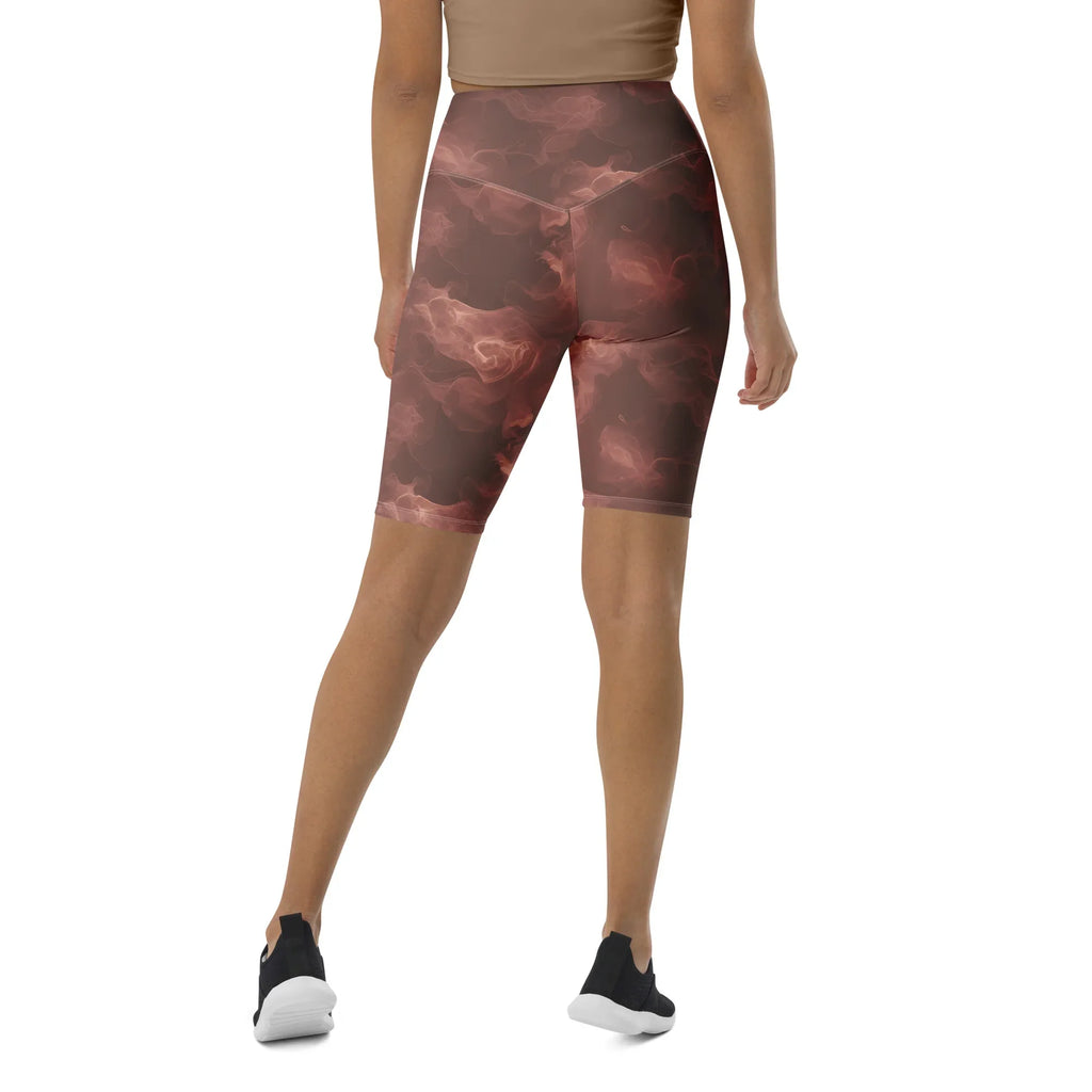 Biker Shorts Biker Shorts AwRans Clothing all-over-print-biker-shorts-white-back-6880e7d67e2ec