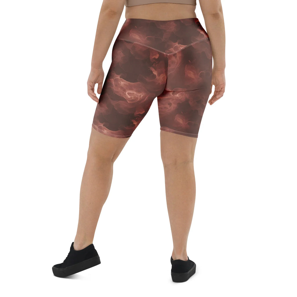 Biker Shorts Biker Shorts AwRans Clothing all-over-print-biker-shorts-white-back-6880e7d67ea4b