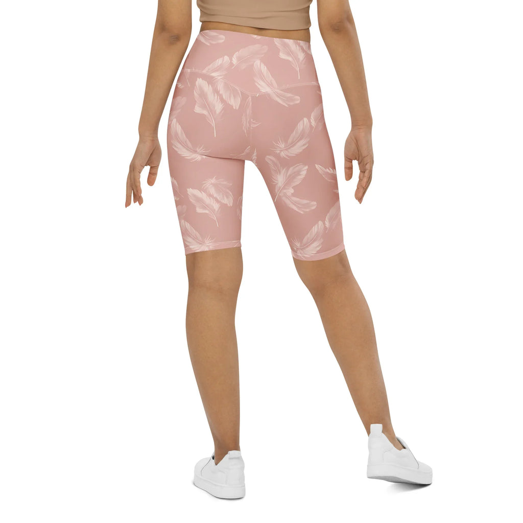 Biker Shorts Biker Shorts AwRans Clothing all-over-print-biker-shorts-white-back-6880ec566144f