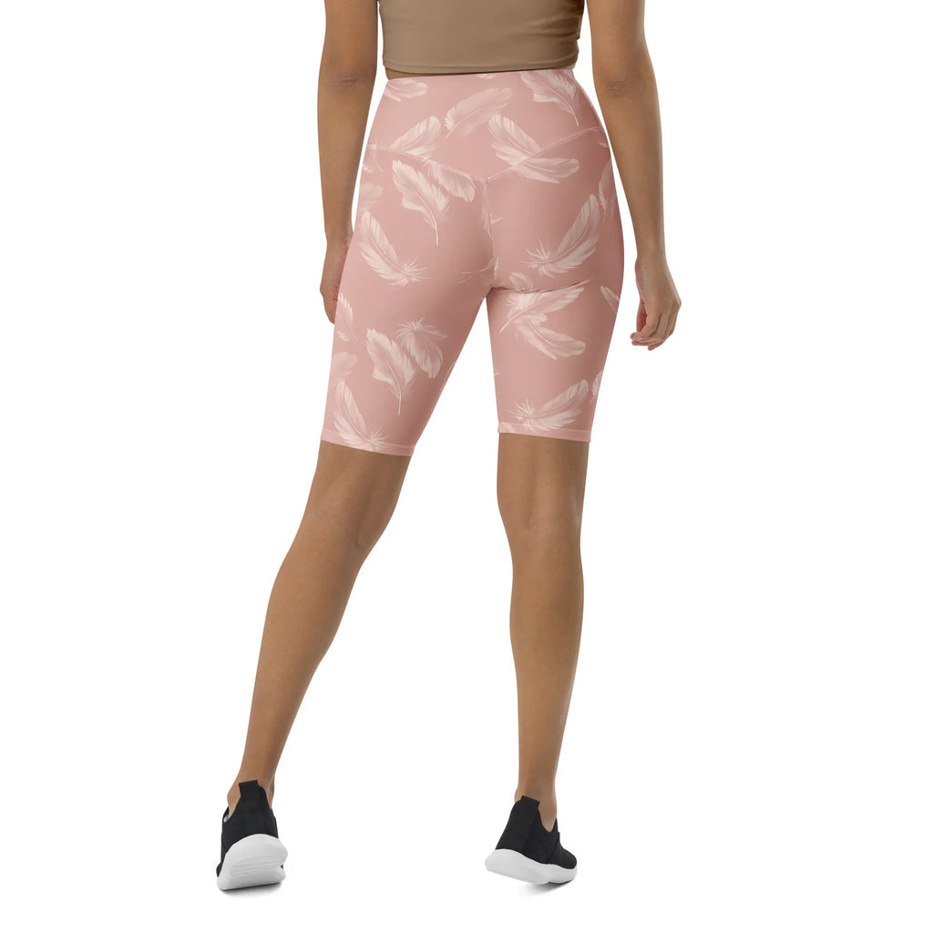 Biker Shorts Biker Shorts AwRans Clothing all-over-print-biker-shorts-white-back-6880ec566191e