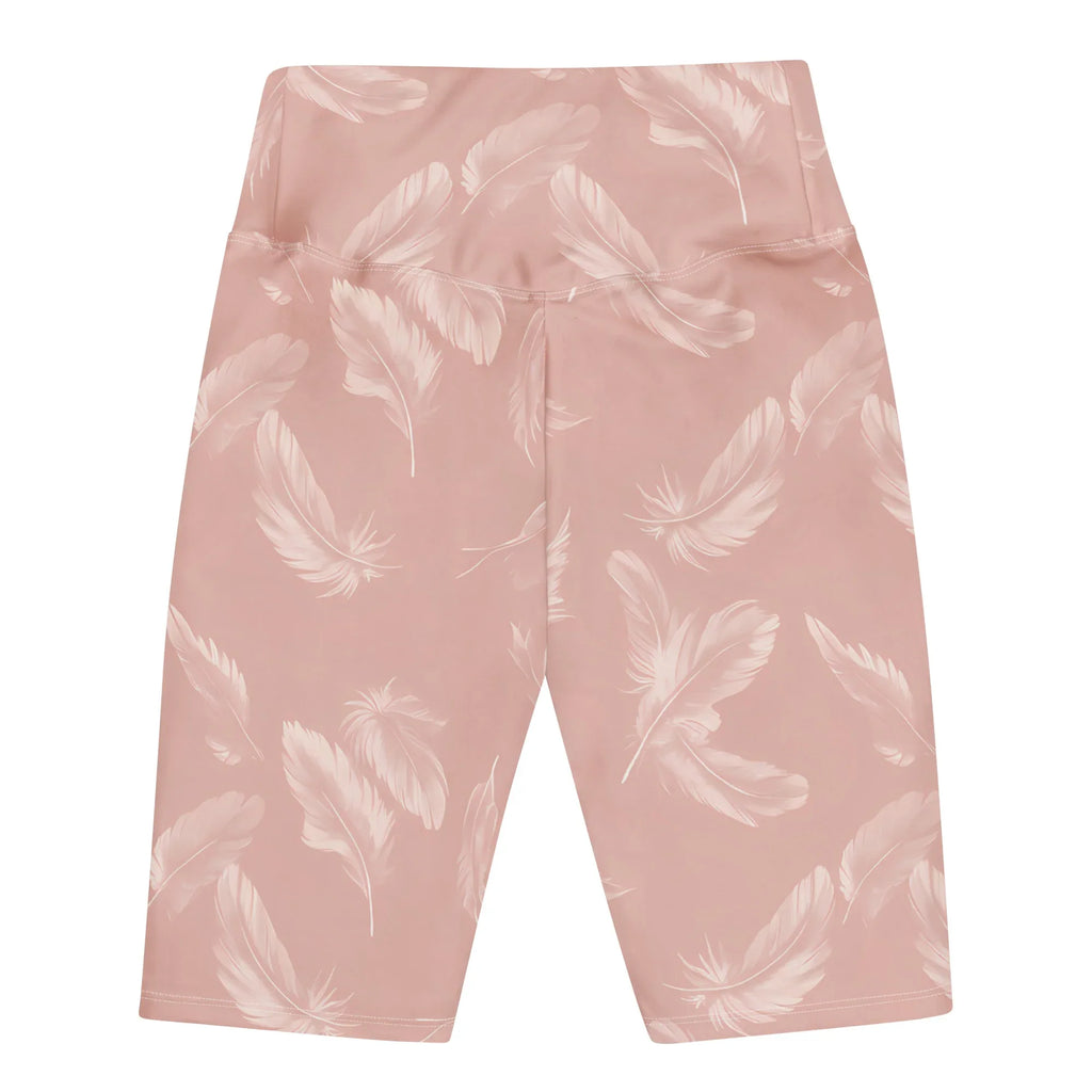 Biker Shorts Biker Shorts AwRans Clothing all-over-print-biker-shorts-white-back-6880ec566387a