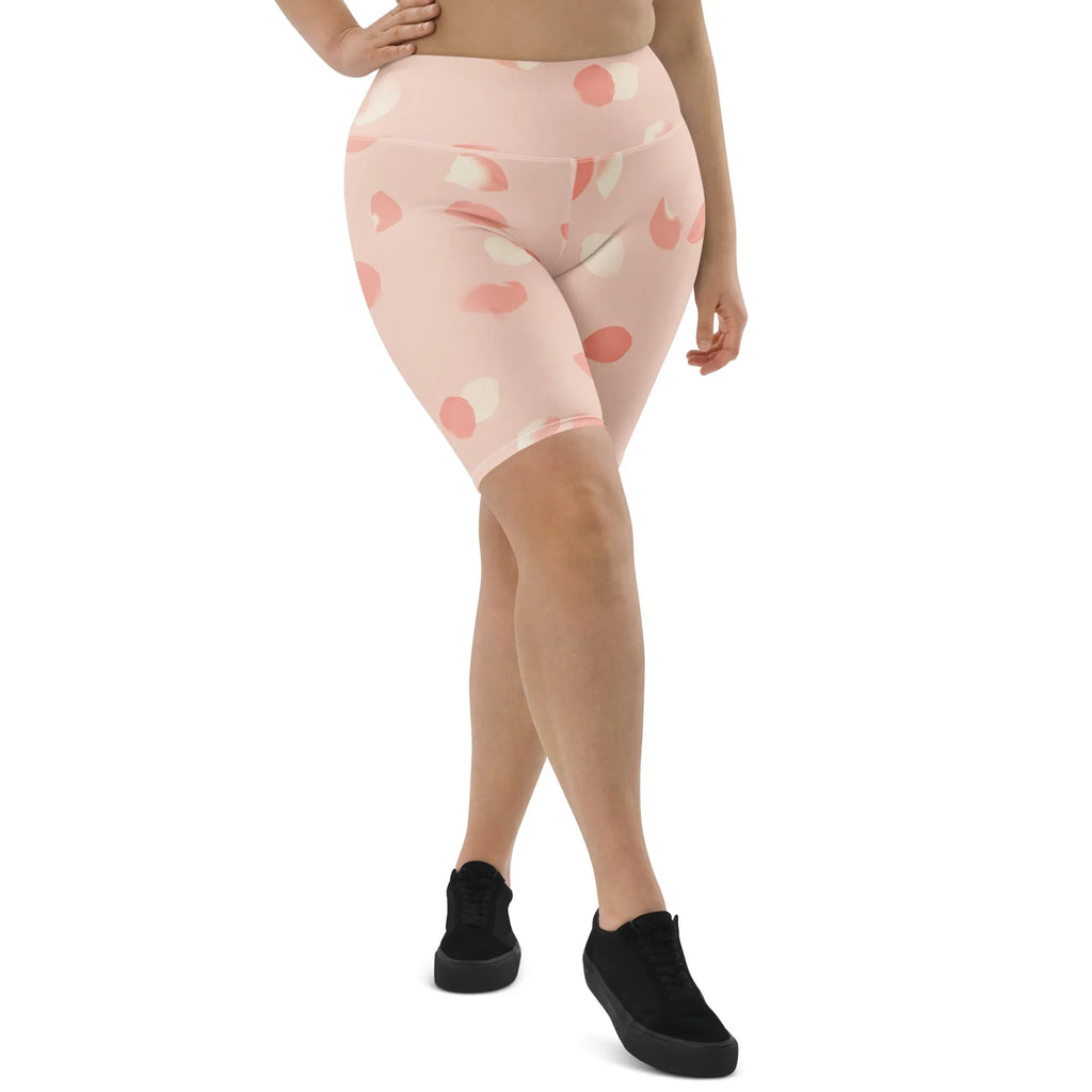 Biker Shorts Biker Shorts AwRans Clothing all-over-print-biker-shorts-white-front-2-6880df560312a