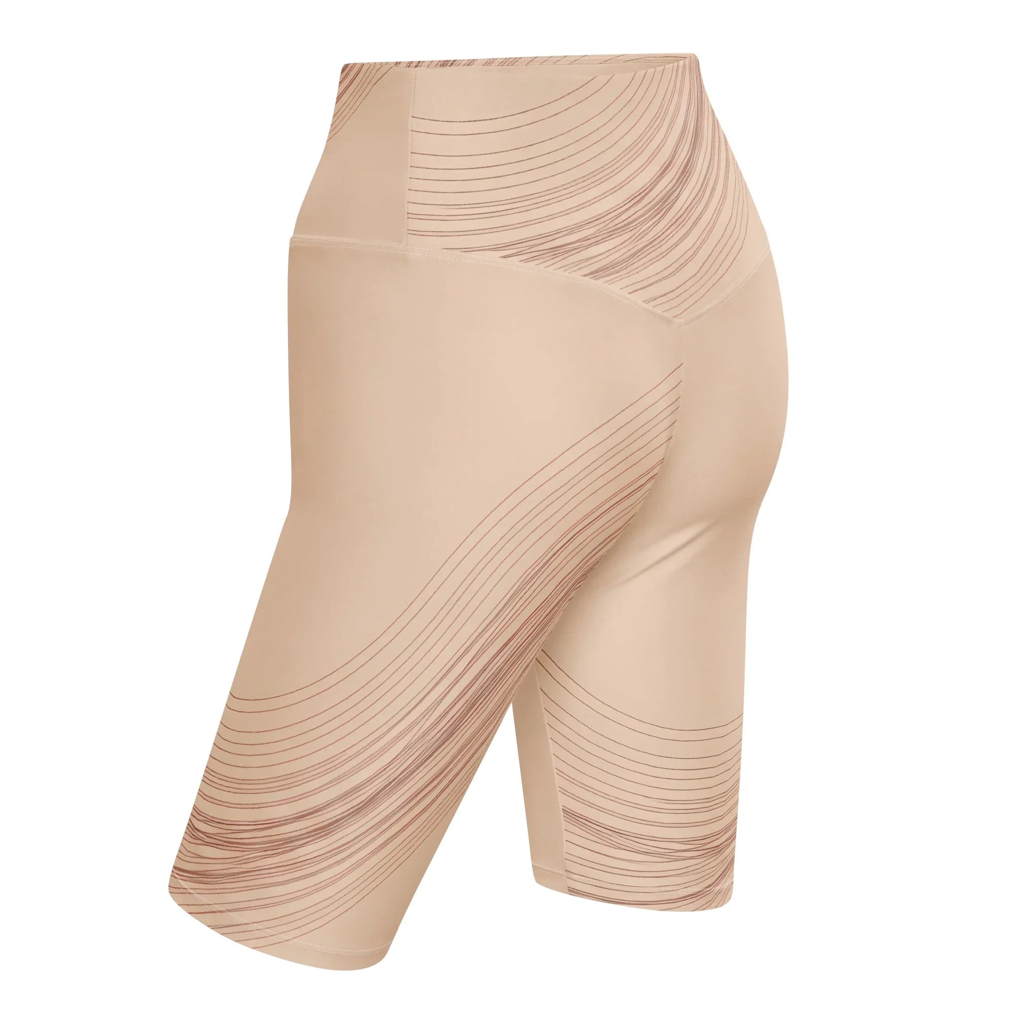 Biker Shorts Biker Shorts AwRans Clothing all-over-print-biker-shorts-white-left-back-6880dfa477e25