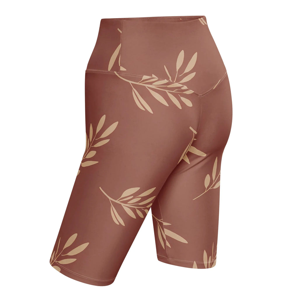 Biker Shorts Biker Shorts AwRans Clothing all-over-print-biker-shorts-white-left-back-6880e2e8d7f2c