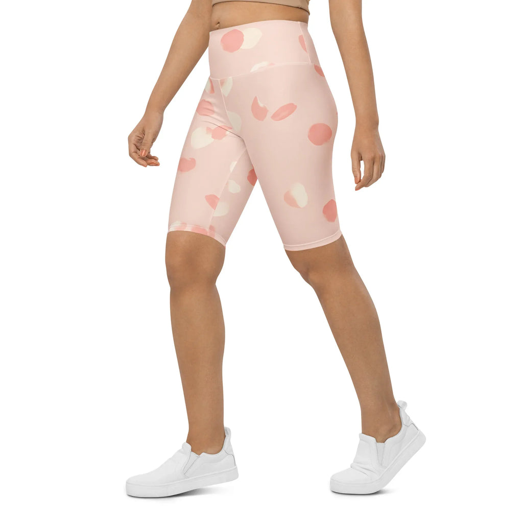 Biker Shorts Biker Shorts AwRans Clothing all-over-print-biker-shorts-white-left-front-6880df56023fe