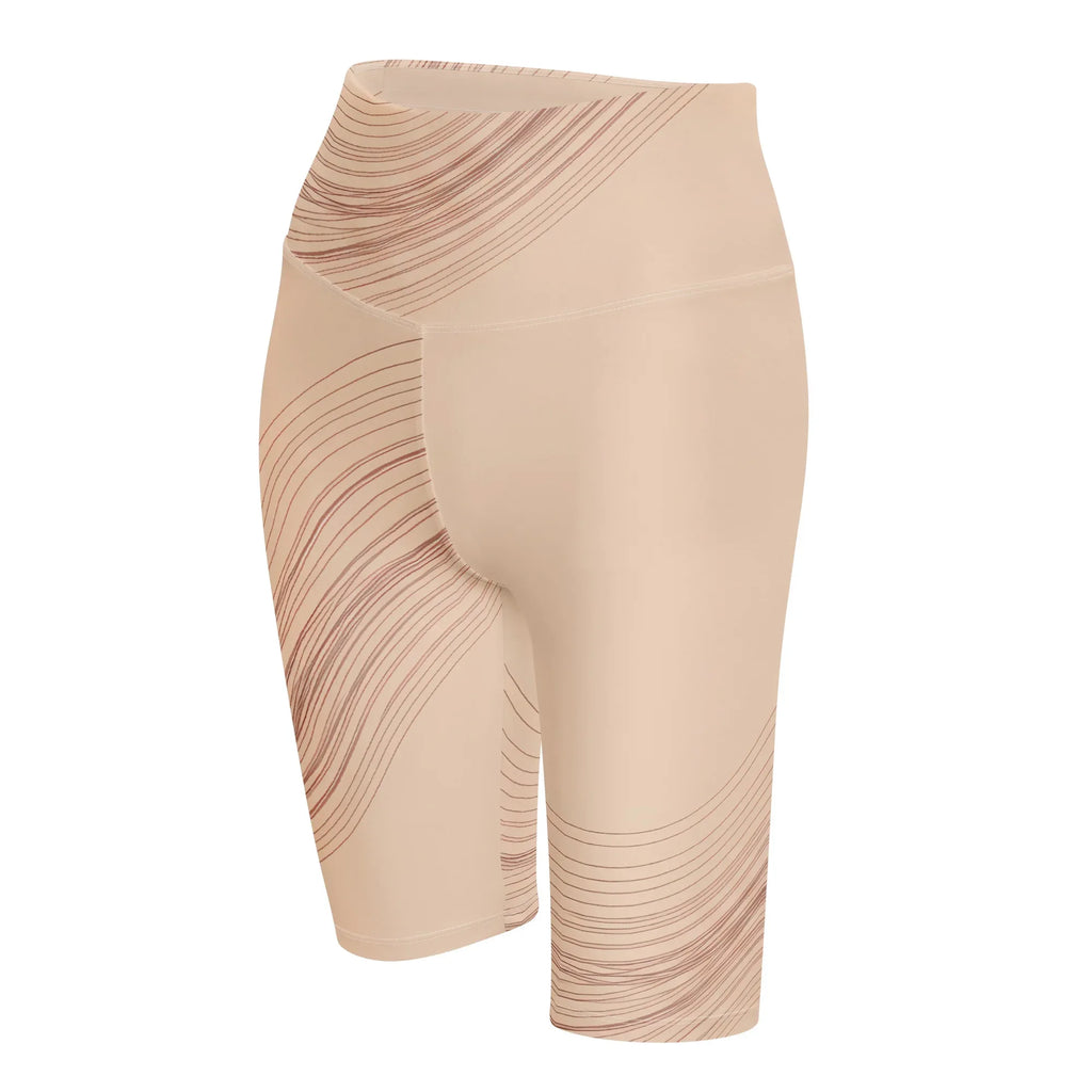 Biker Shorts Biker Shorts AwRans Clothing all-over-print-biker-shorts-white-left-front-6880dfa477d1d