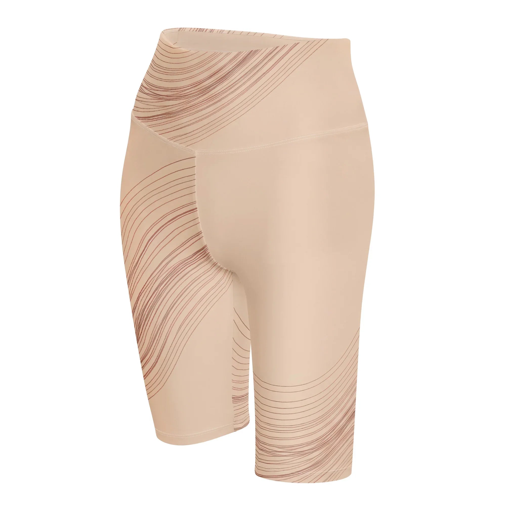 Biker Shorts Biker Shorts AwRans Clothing all-over-print-biker-shorts-white-left-front-6880dfa477d1d