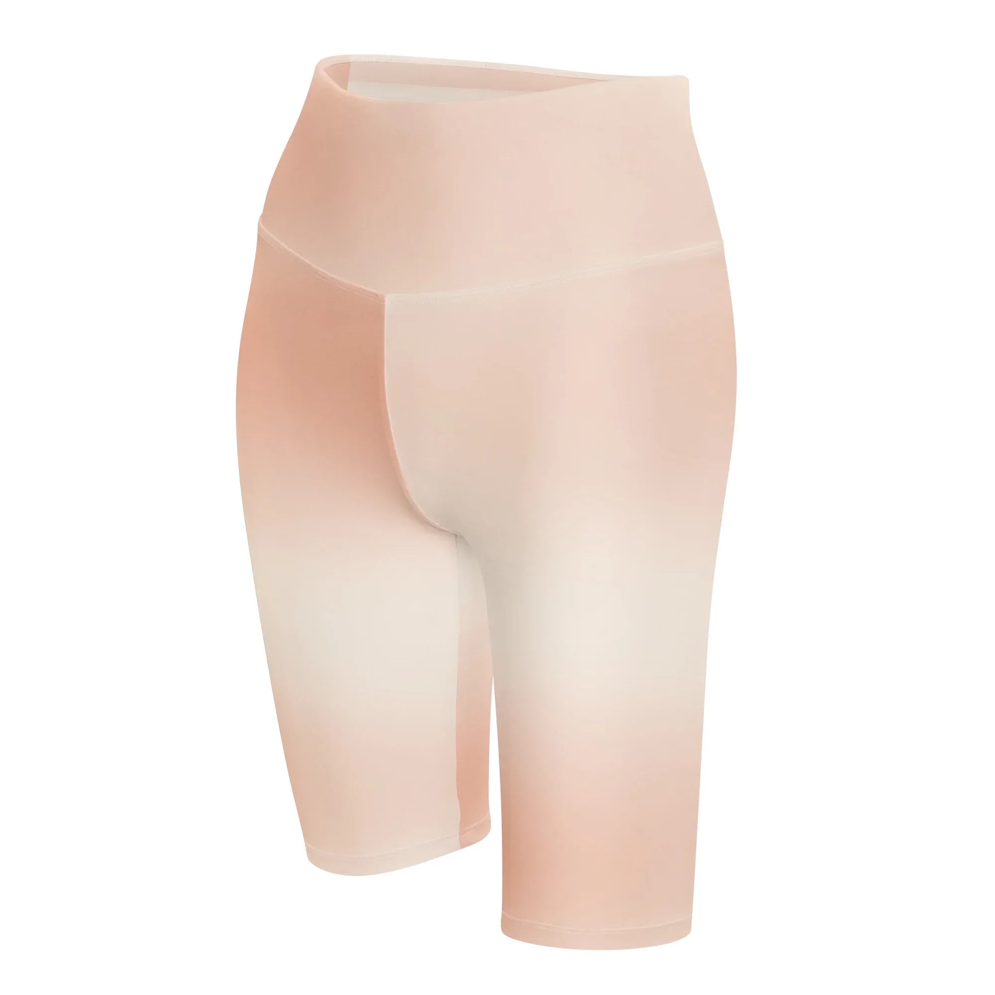 Biker Shorts Biker Shorts AwRans Clothing all-over-print-biker-shorts-white-left-front-6880e0756954a