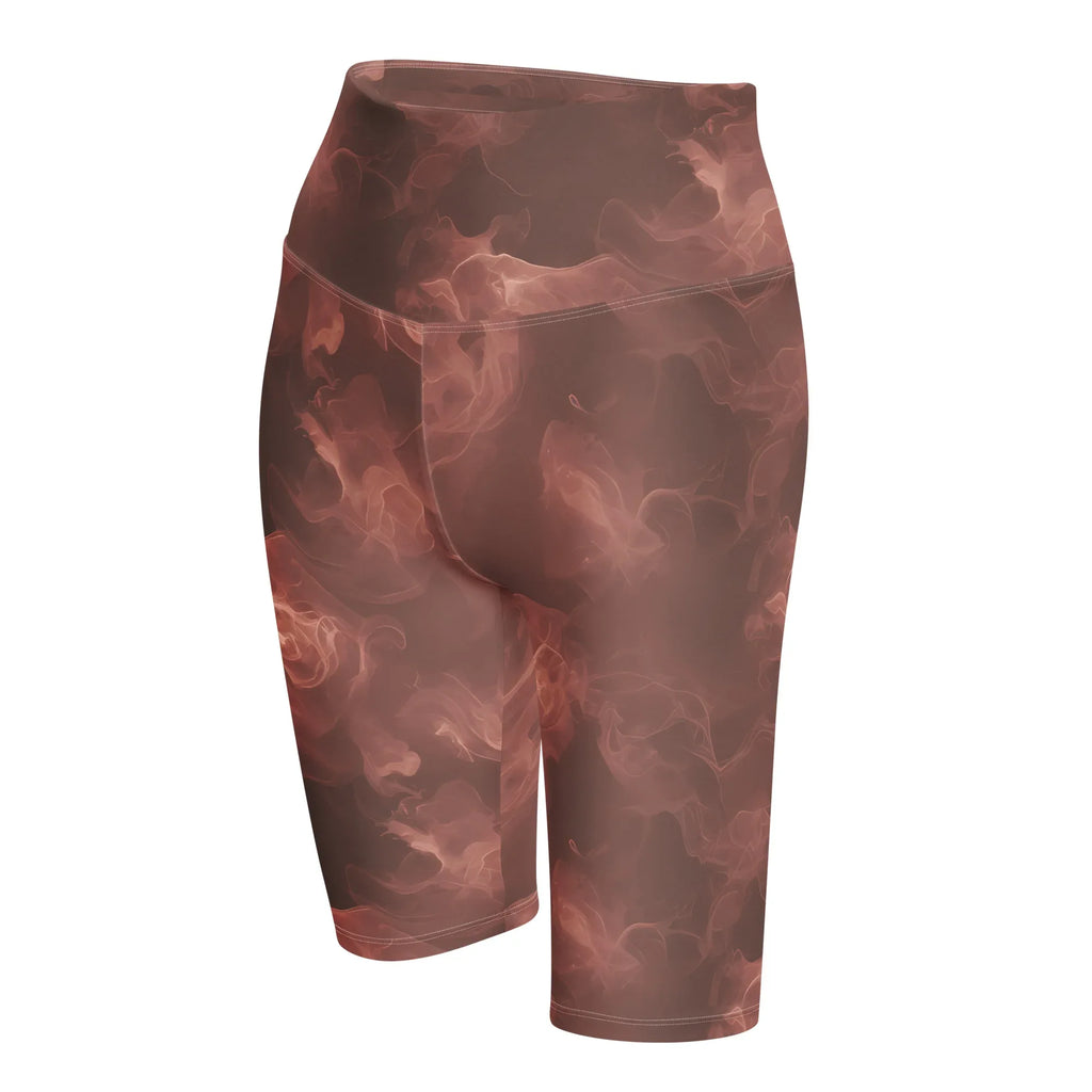 Biker Shorts Biker Shorts AwRans Clothing all-over-print-biker-shorts-white-left-front-6880e7d67f117