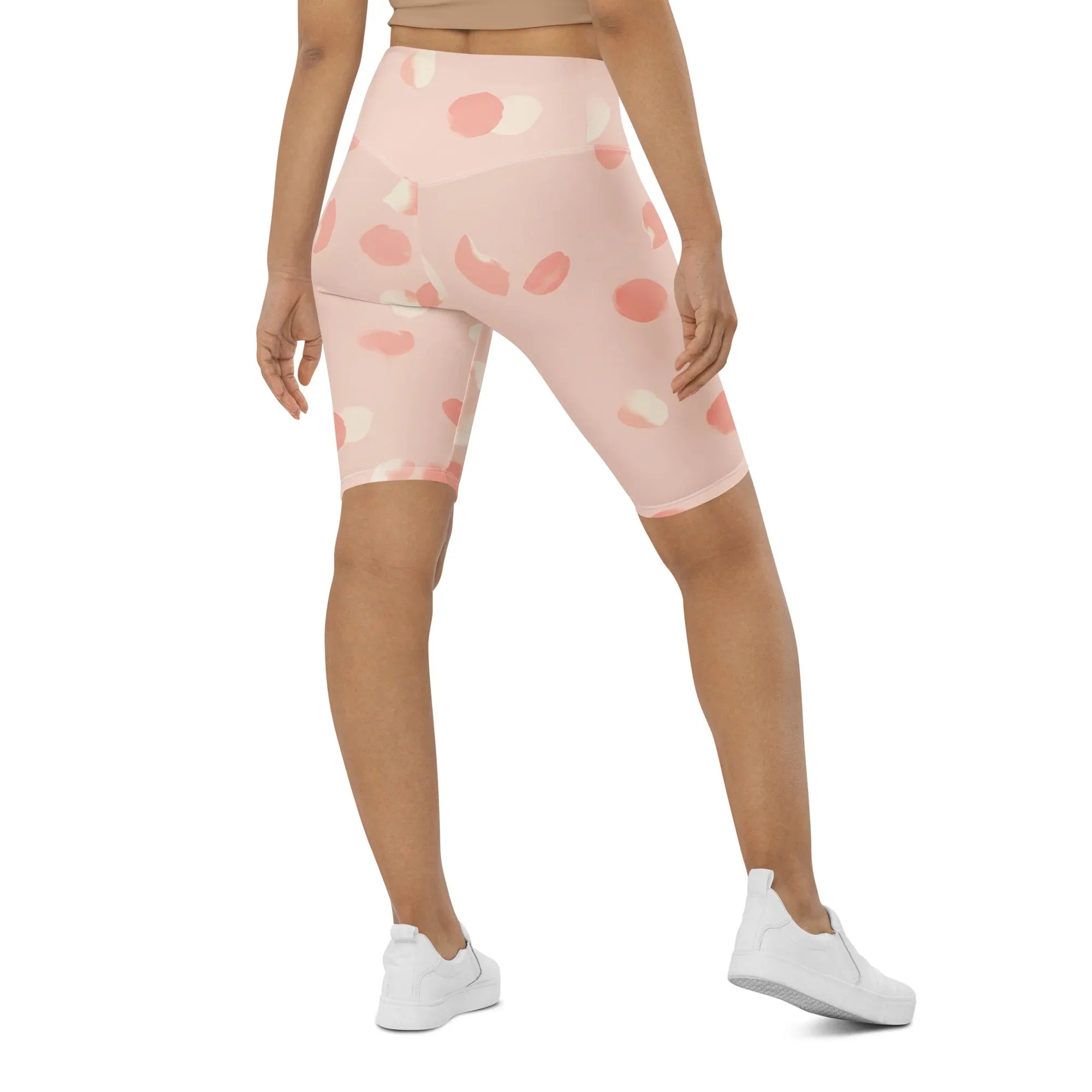 Biker Shorts Biker Shorts AwRans Clothing all-over-print-biker-shorts-white-right-back-6880df560454f