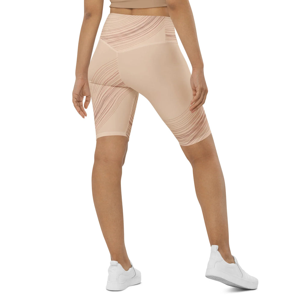 Biker Shorts Biker Shorts AwRans Clothing all-over-print-biker-shorts-white-right-back-6880dfa478a12