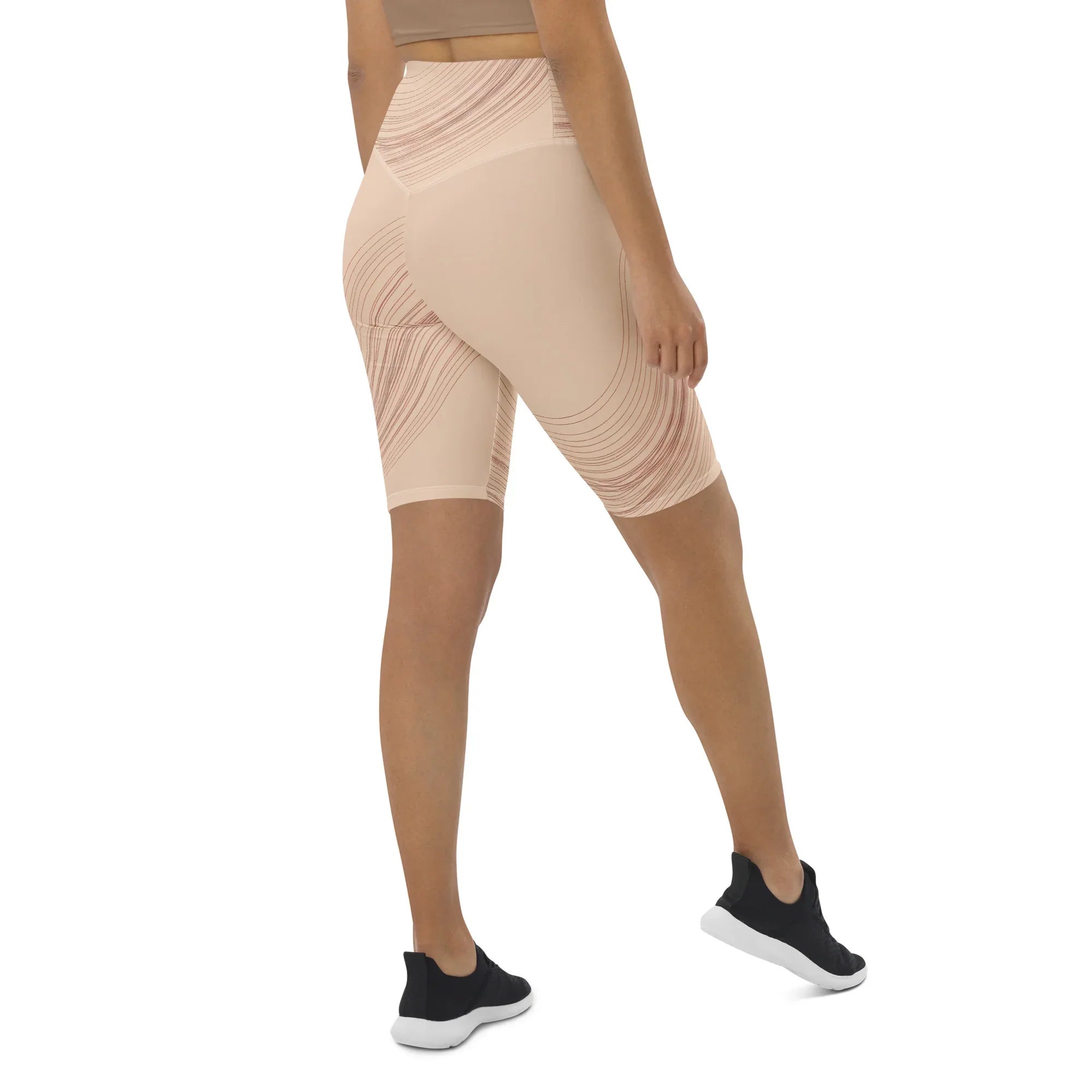 Biker Shorts Biker Shorts AwRans Clothing all-over-print-biker-shorts-white-right-back-6880dfa478c19