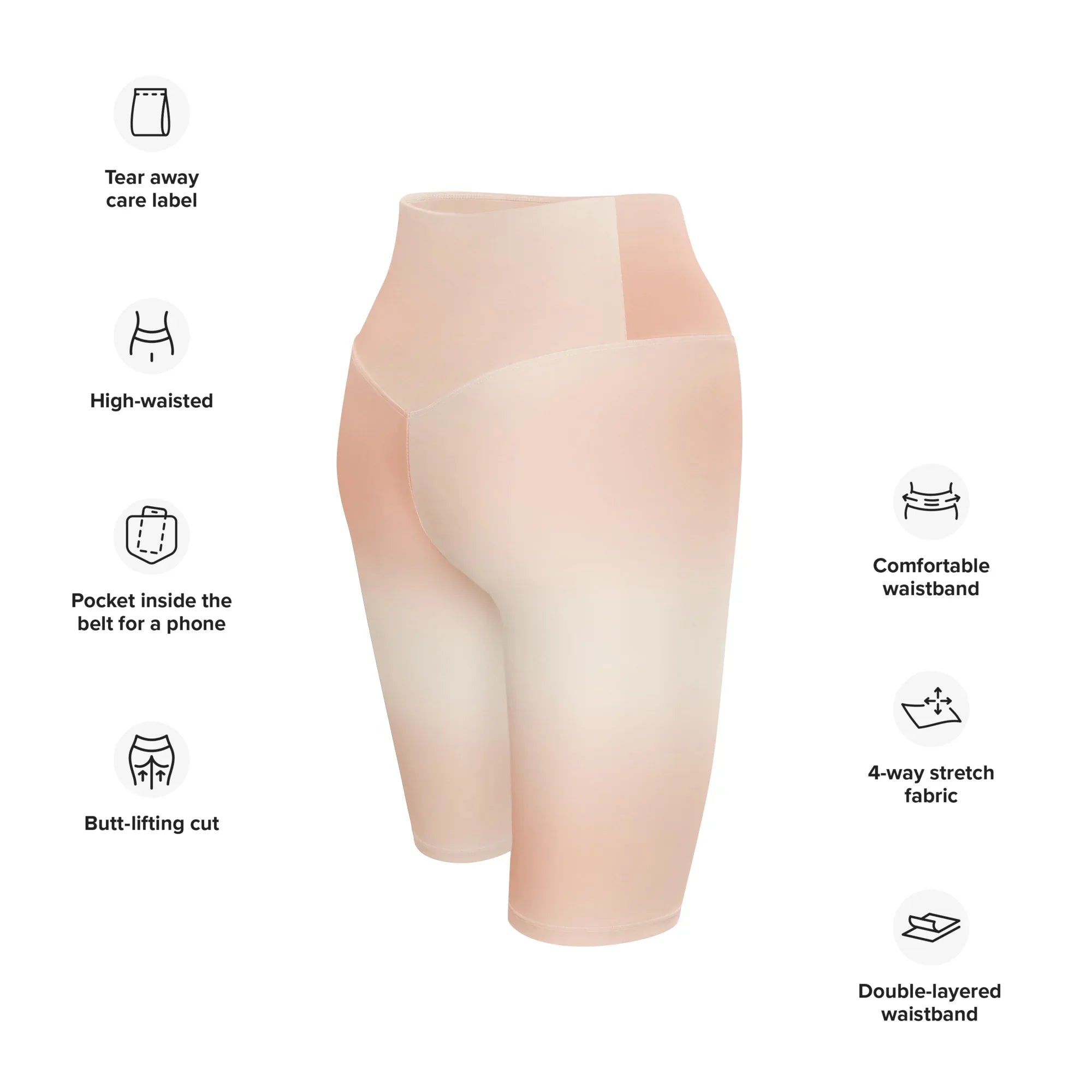 Biker Shorts Biker Shorts AwRans Clothing all-over-print-biker-shorts-white-right-back-6880e0756a711