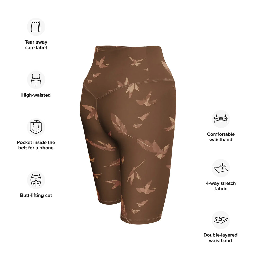 Biker Shorts Biker Shorts AwRans Clothing all-over-print-biker-shorts-white-right-back-6880e4e60a875