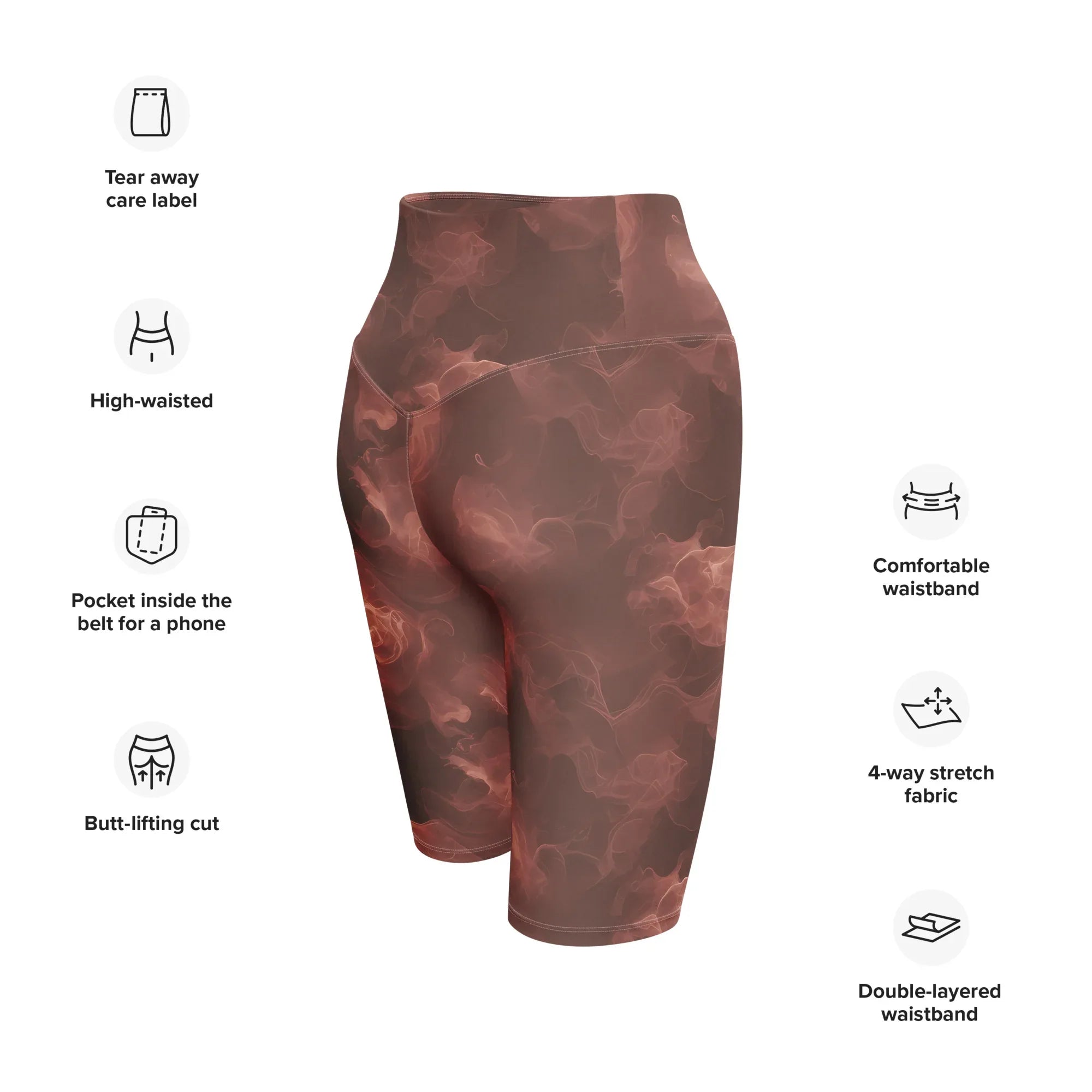 Biker Shorts Biker Shorts AwRans Clothing all-over-print-biker-shorts-white-right-back-6880e7d67fa09