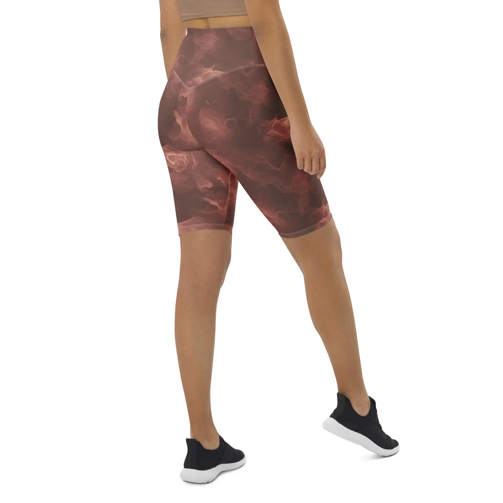 Biker Shorts Biker Shorts AwRans Clothing all-over-print-biker-shorts-white-right-back-6880e7d67ff1a