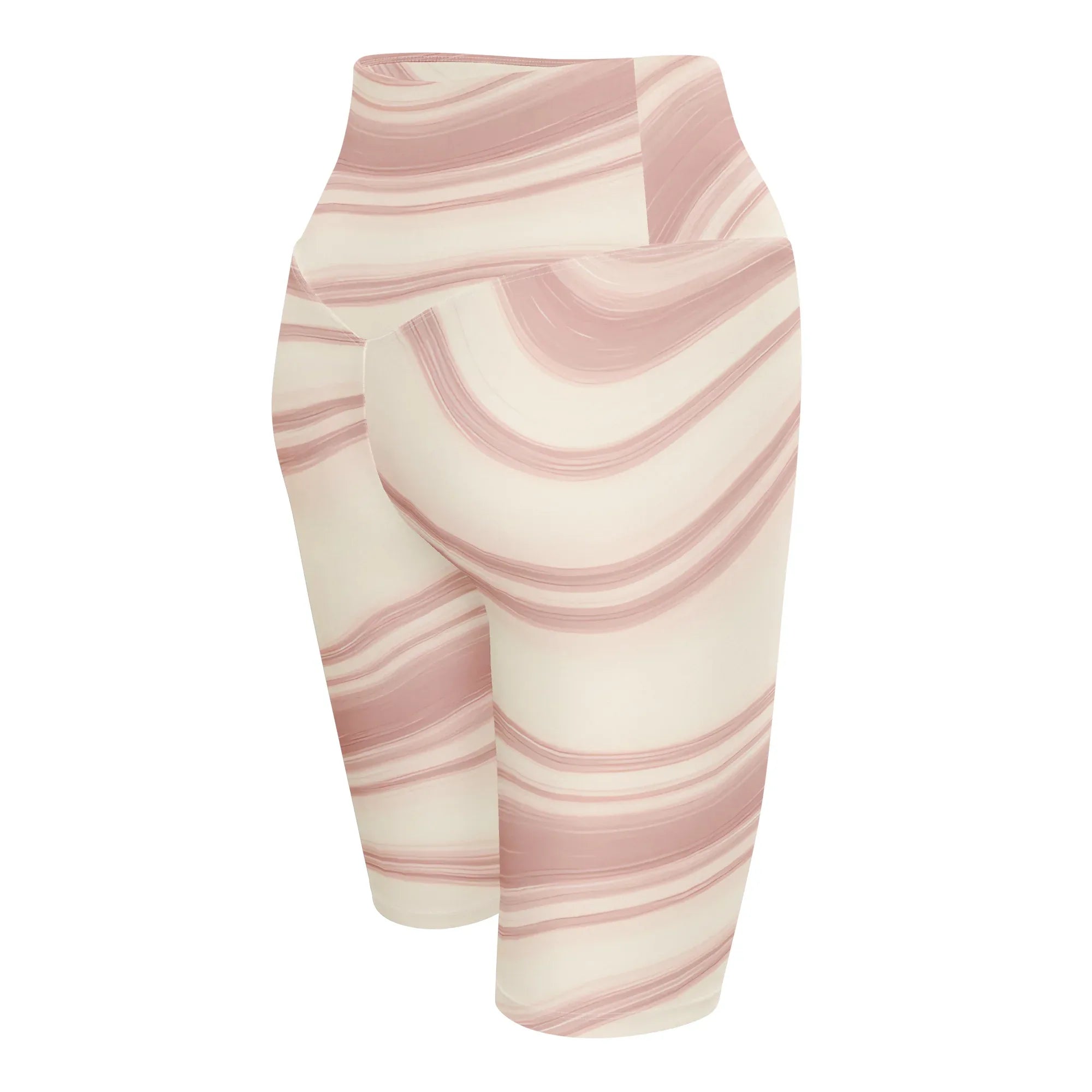 Biker Shorts Biker Shorts AwRans Clothing all-over-print-biker-shorts-white-right-back-6880ebe587abc