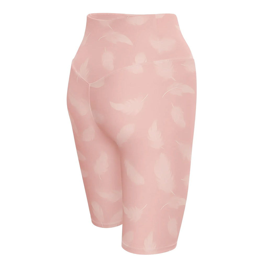 Biker Shorts Biker Shorts AwRans Clothing all-over-print-biker-shorts-white-right-back-6880ec1c98748