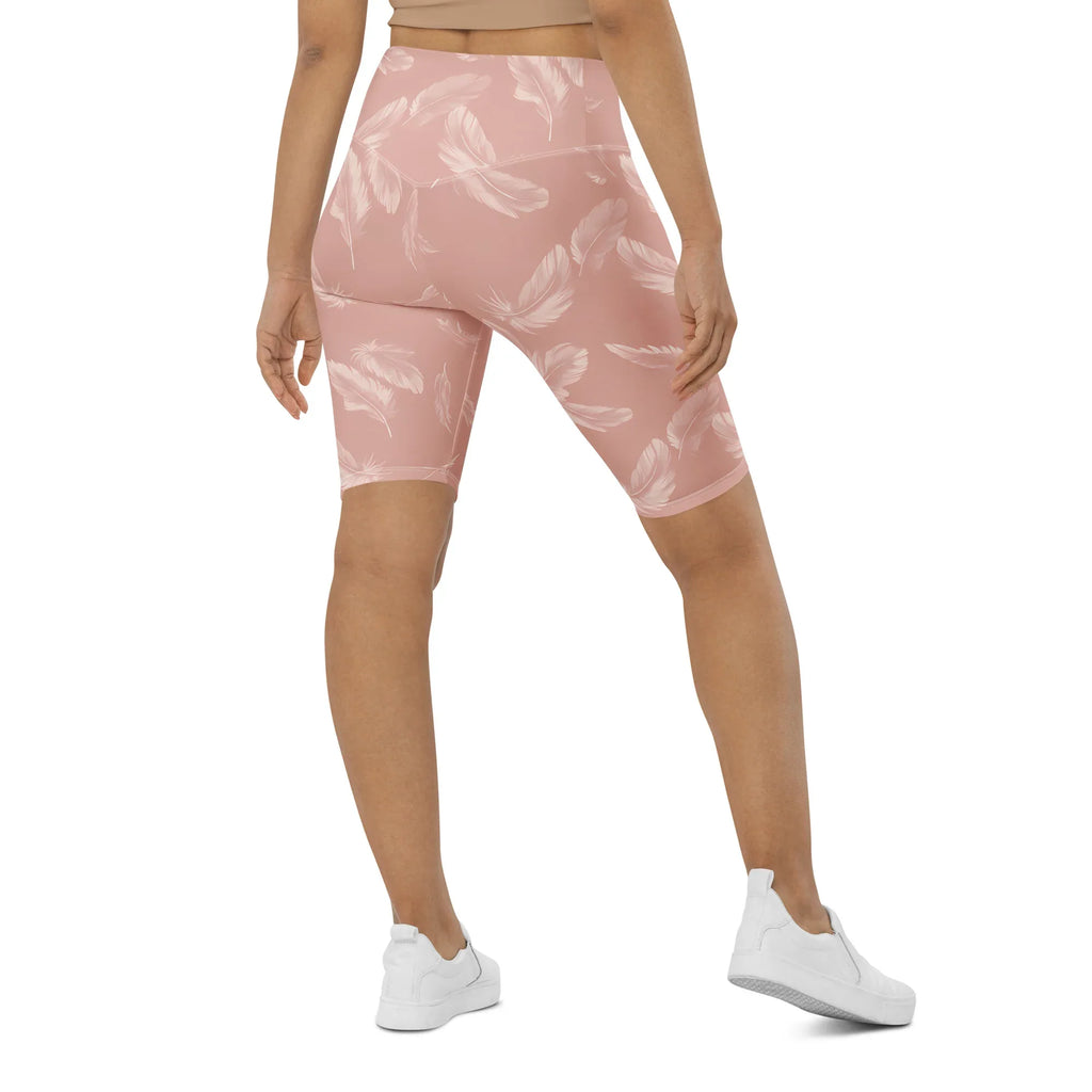 Biker Shorts Biker Shorts AwRans Clothing all-over-print-biker-shorts-white-right-back-6880ec56631e6
