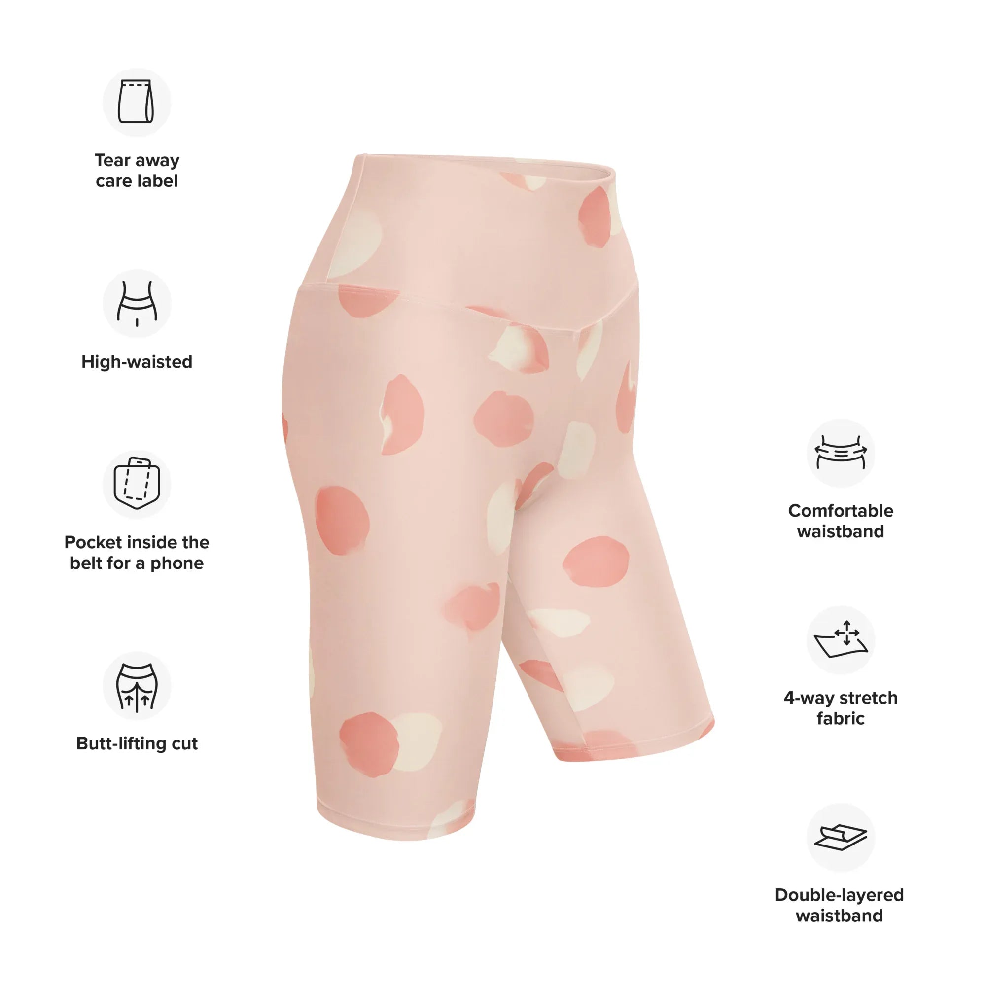 Biker Shorts Biker Shorts AwRans Clothing all-over-print-biker-shorts-white-right-front-6880df5604139