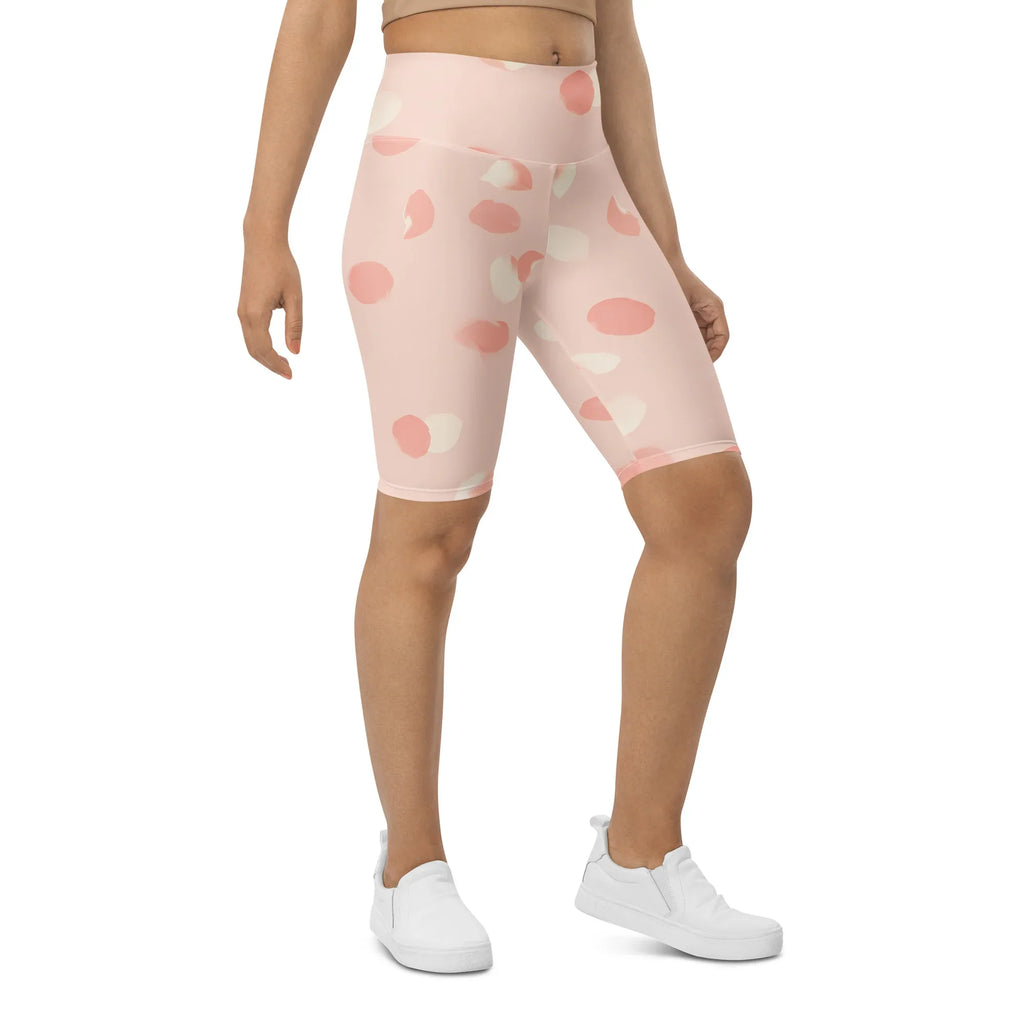 Biker Shorts Biker Shorts AwRans Clothing all-over-print-biker-shorts-white-right-front-6880df560444e